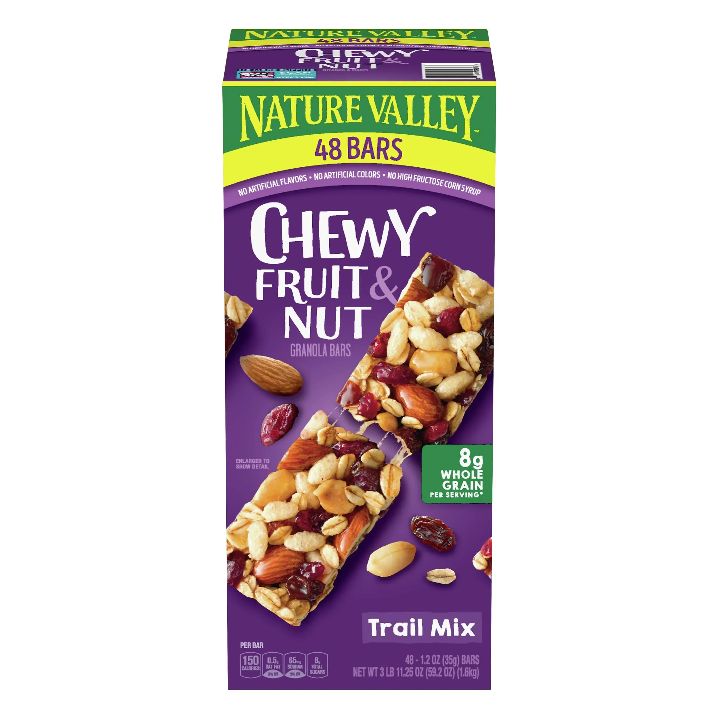 Nature Valley Chewy Fruit Nut Trail Mix Granola Bars