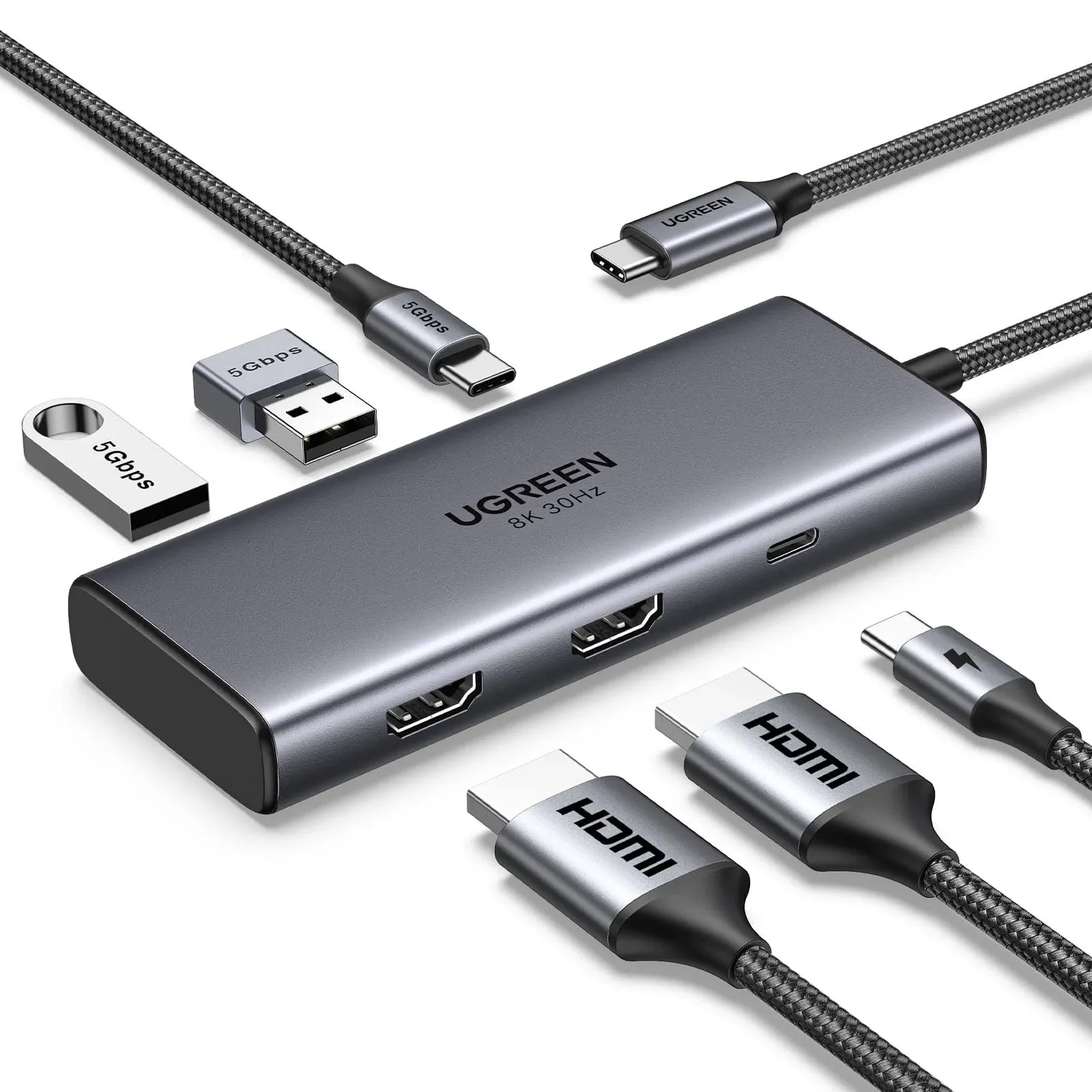 UGREEN Revodok 206 6 in 1 USB-C Hub