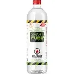 Smart Fuel 1 Liter - Bioethanol Fuel for fireplaces, Stoves and Burners. Denatured Alcohol (1.06 Quart) Clean Burning, Sustainable Fuel.