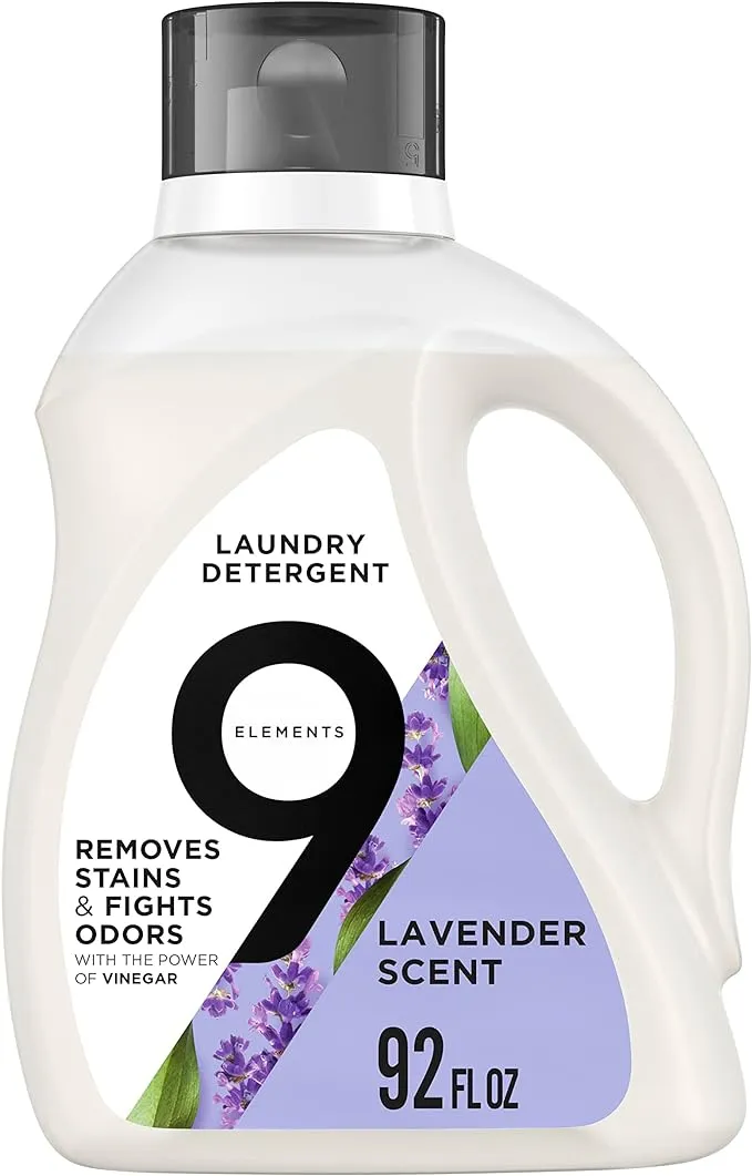 9 Elements Lavender Liquid Laundry Detergent