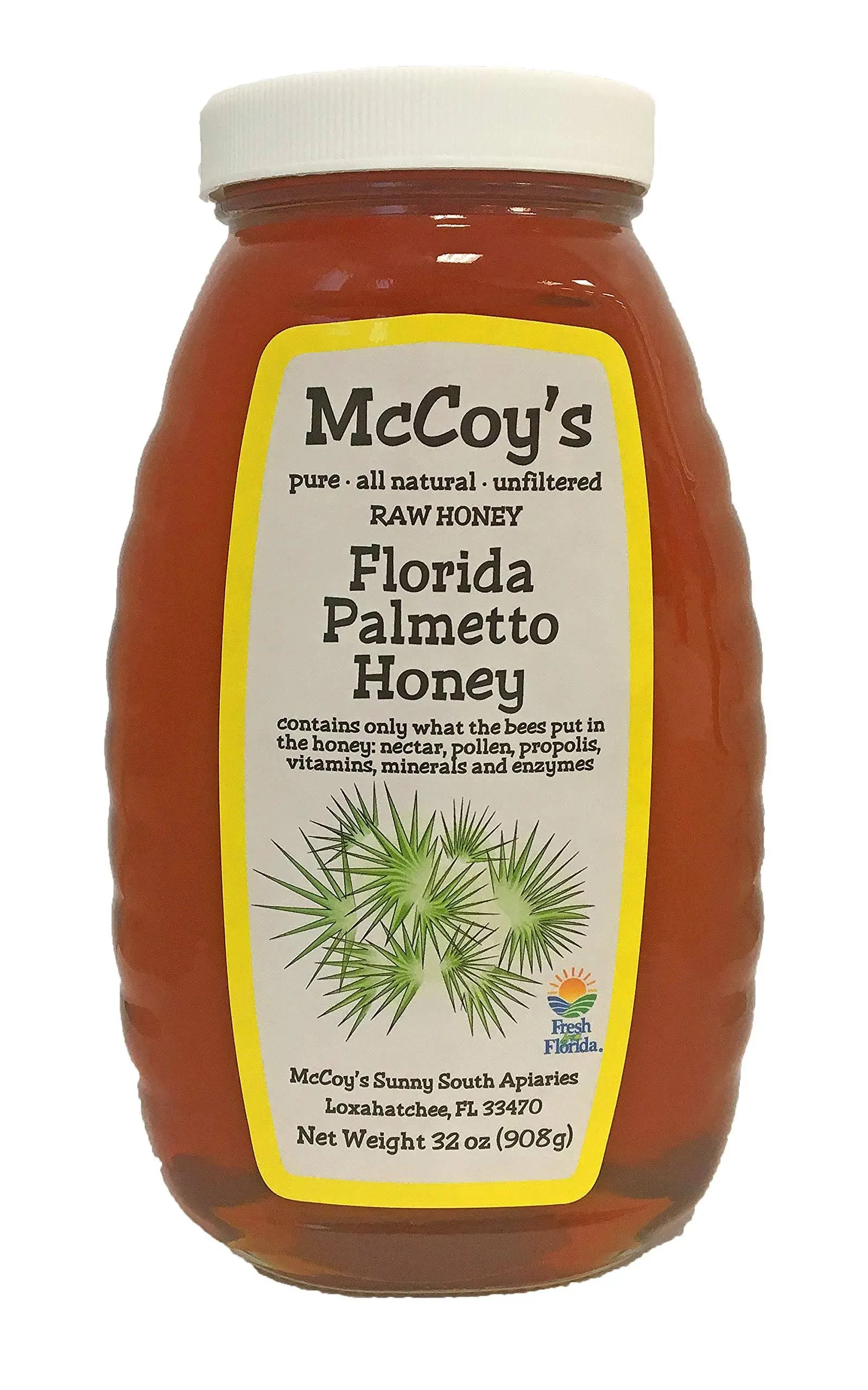 McCoy's Raw Palmetto Honey - 32 oz