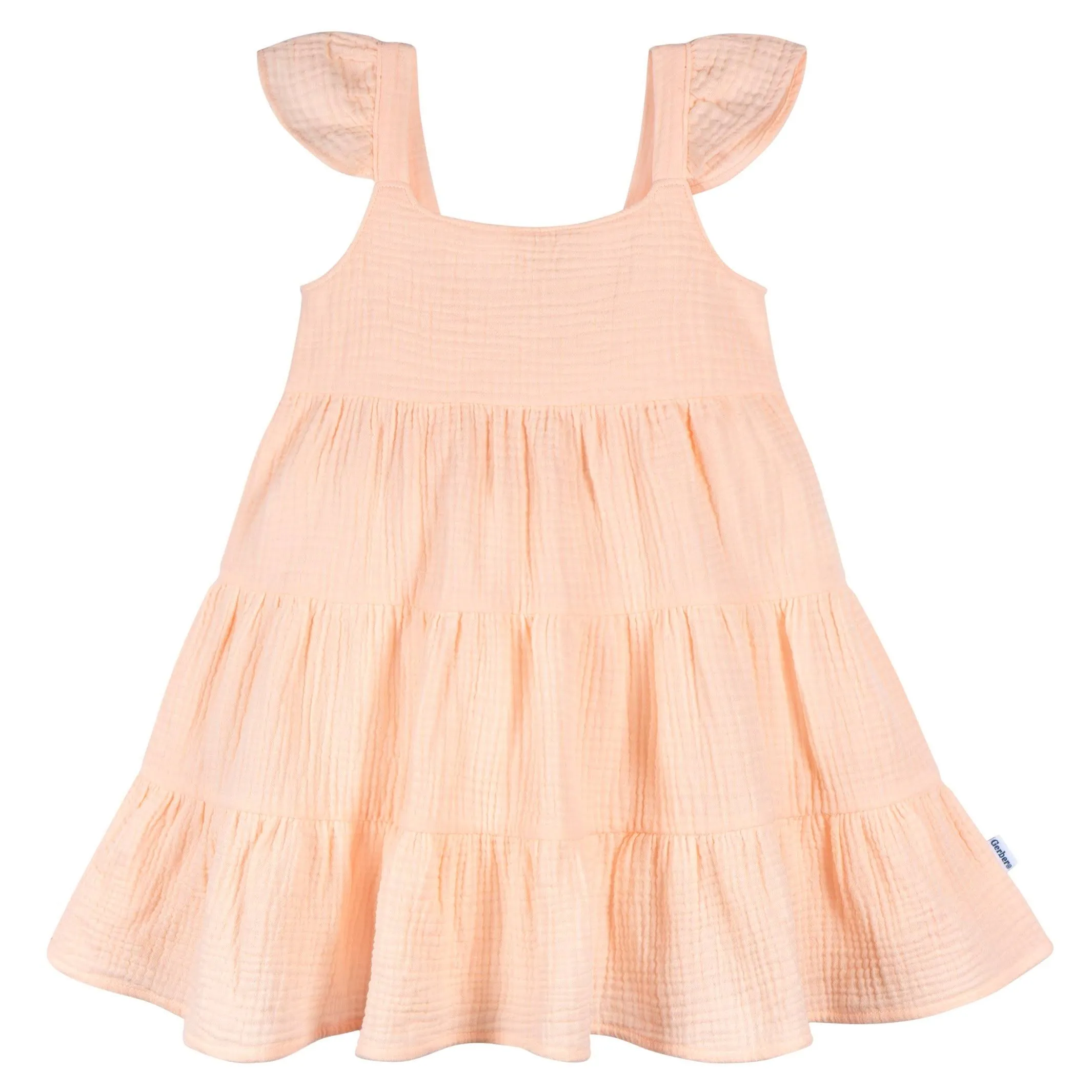 Gerber Girls' Toddler Sleeveless Gauze Dress