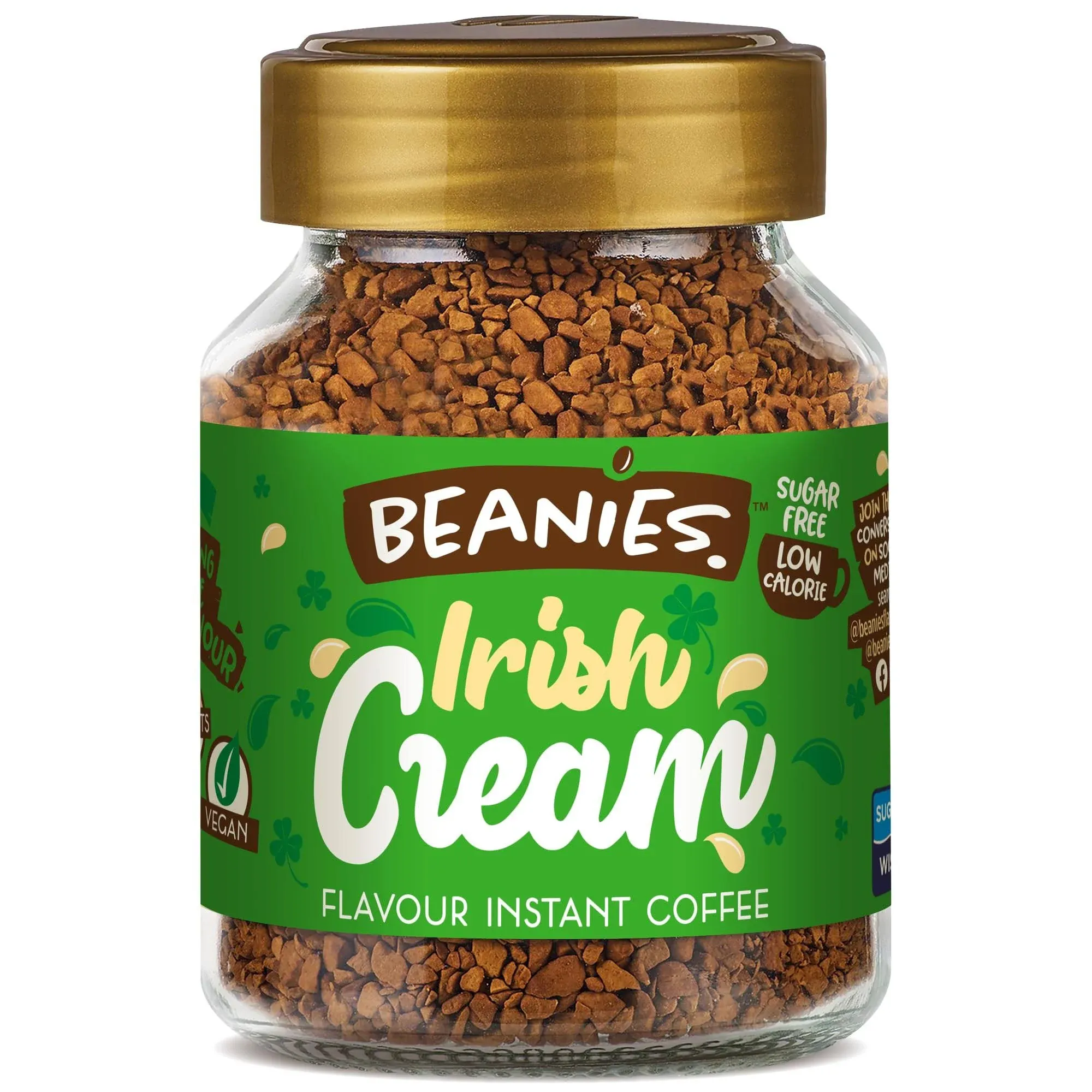 Beanies Irish Cream Flavour Coffee 50g