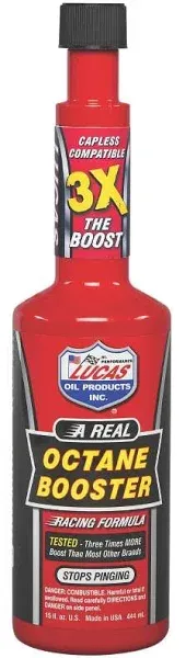 Lucas Octane Booster Fuel Additive - 15 oz bottle