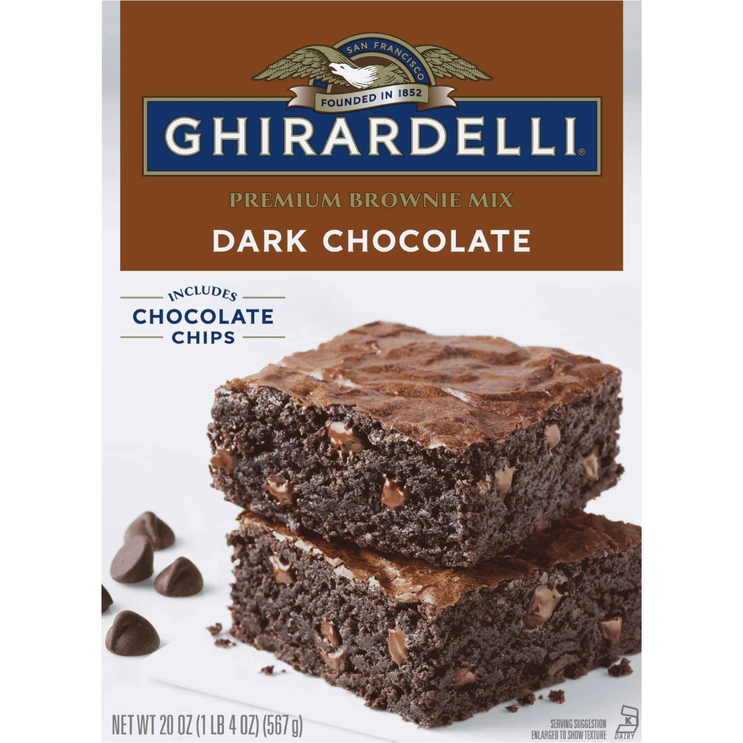 Ghirardelli Dark Chocolate Brownie Mix 20 oz