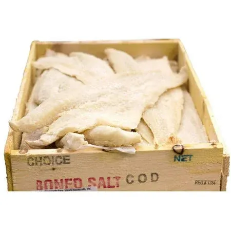 Baccala Salt Cod, 4 lbs, Wild Caught Canadian by Bctlyinc