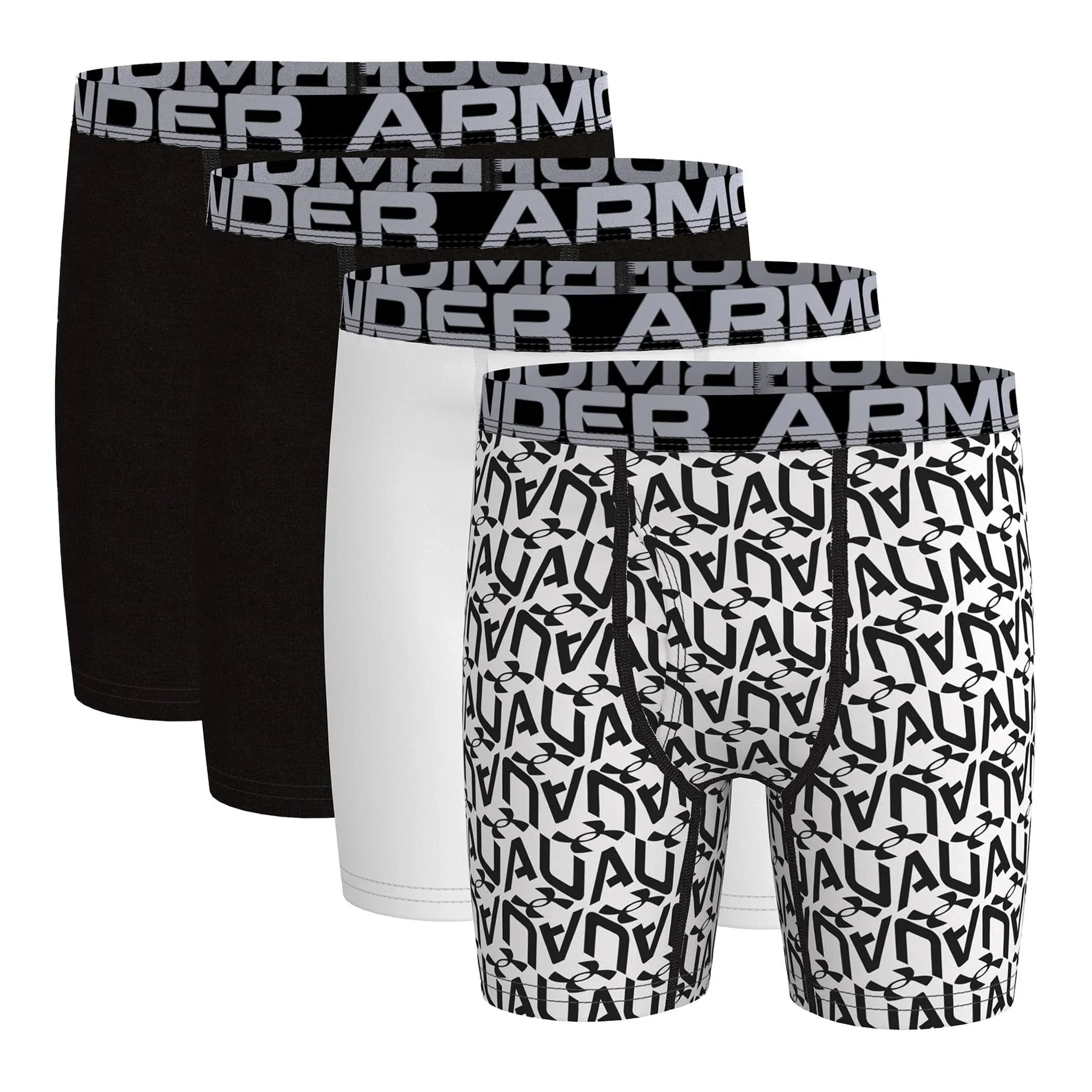 Boys' Under Armour 4 Pack Boxer Briefs