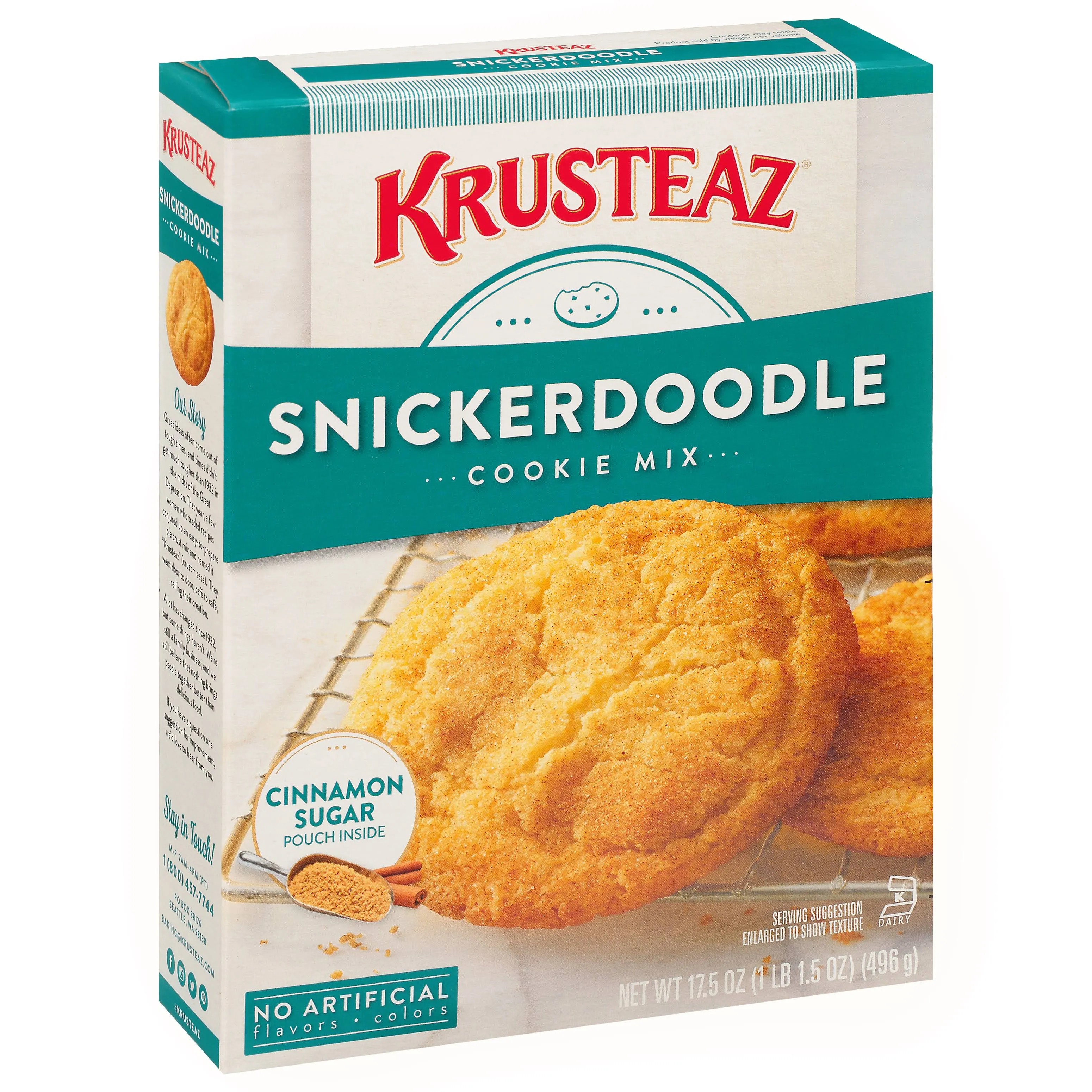 Krusteaz Snickerdoodle Cookie Mix, 17.5-Ounce Box