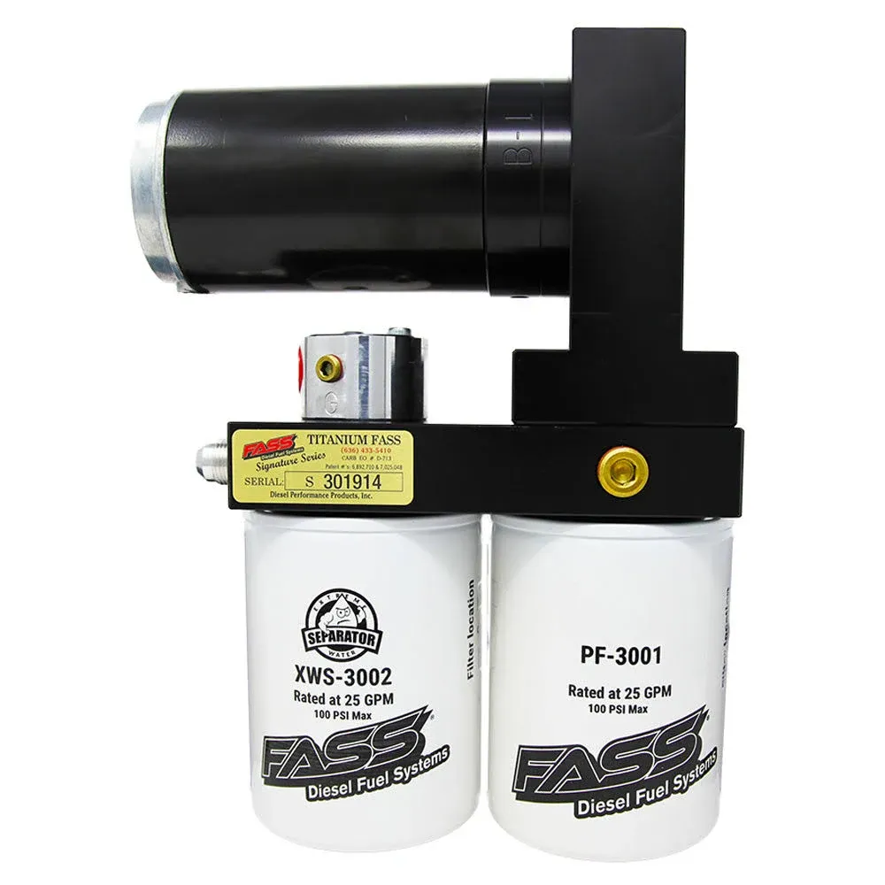 FASS TSD07250G 250gph Titanium Fuel Air Lift Pump System for 05-18 Dodge Cummins