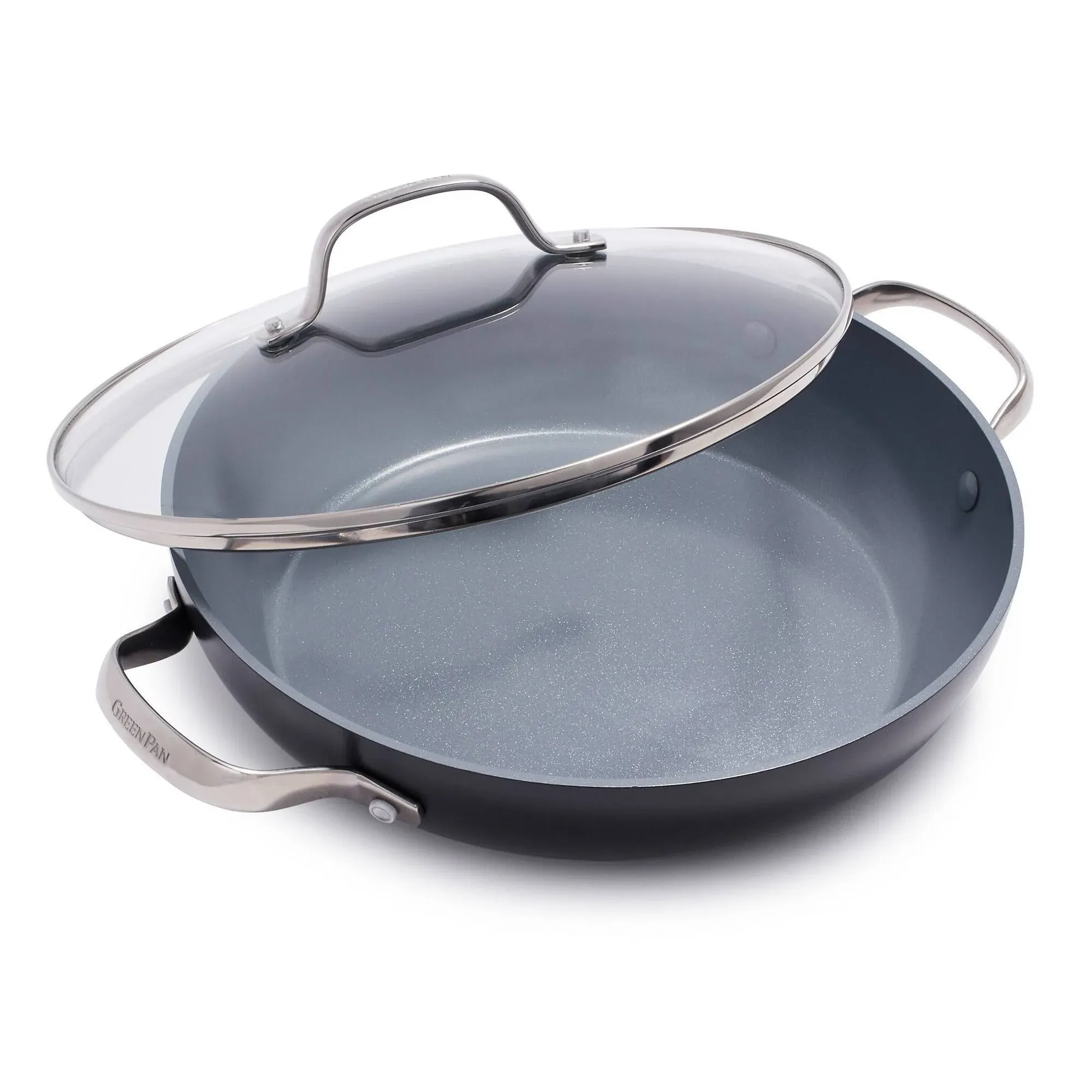 Valencia Pro Hard Anodized Healthy Ceramic Nonstick 11&#034; Everyday Frying Pan S...