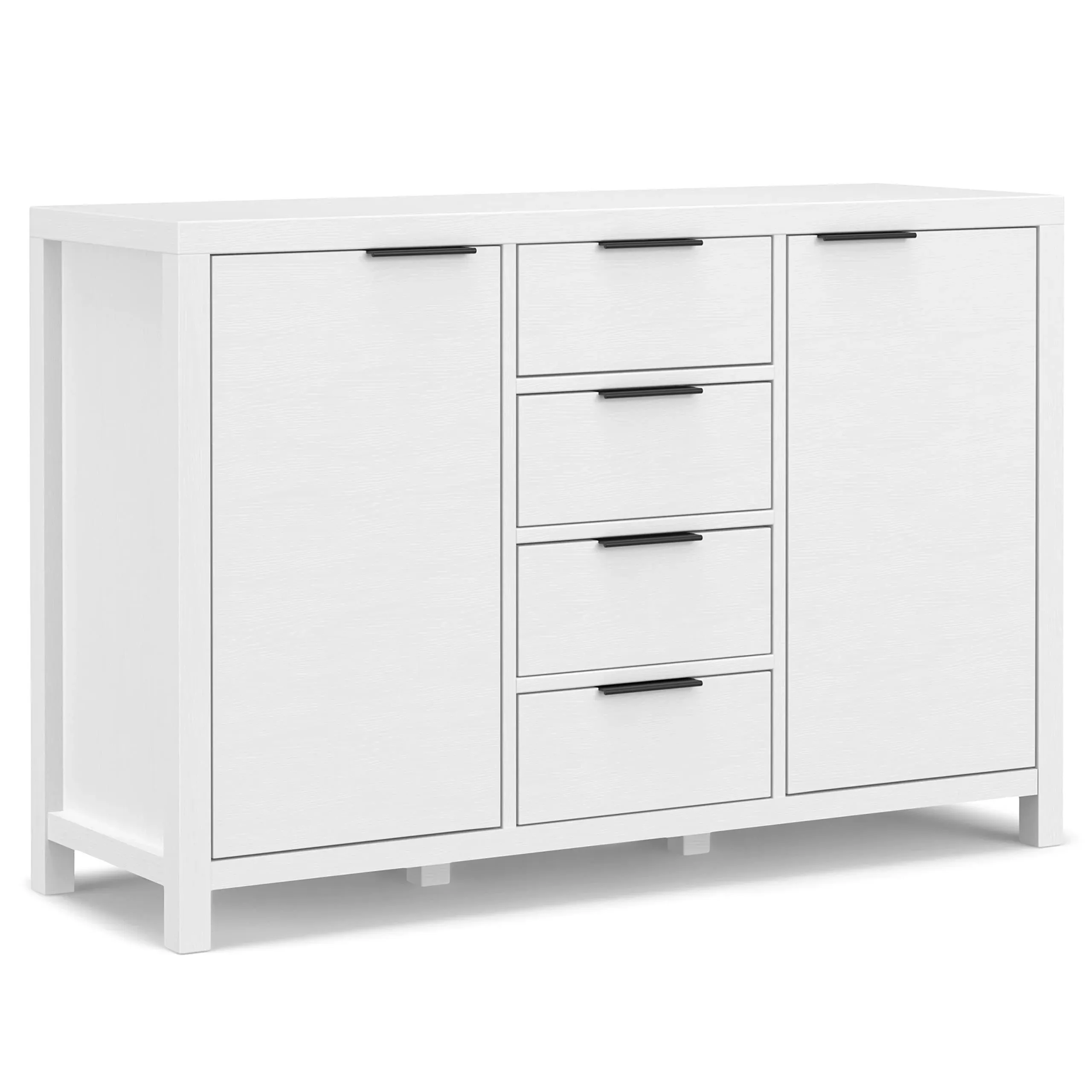 Hollander Solid Wood Sideboard Buffet, White