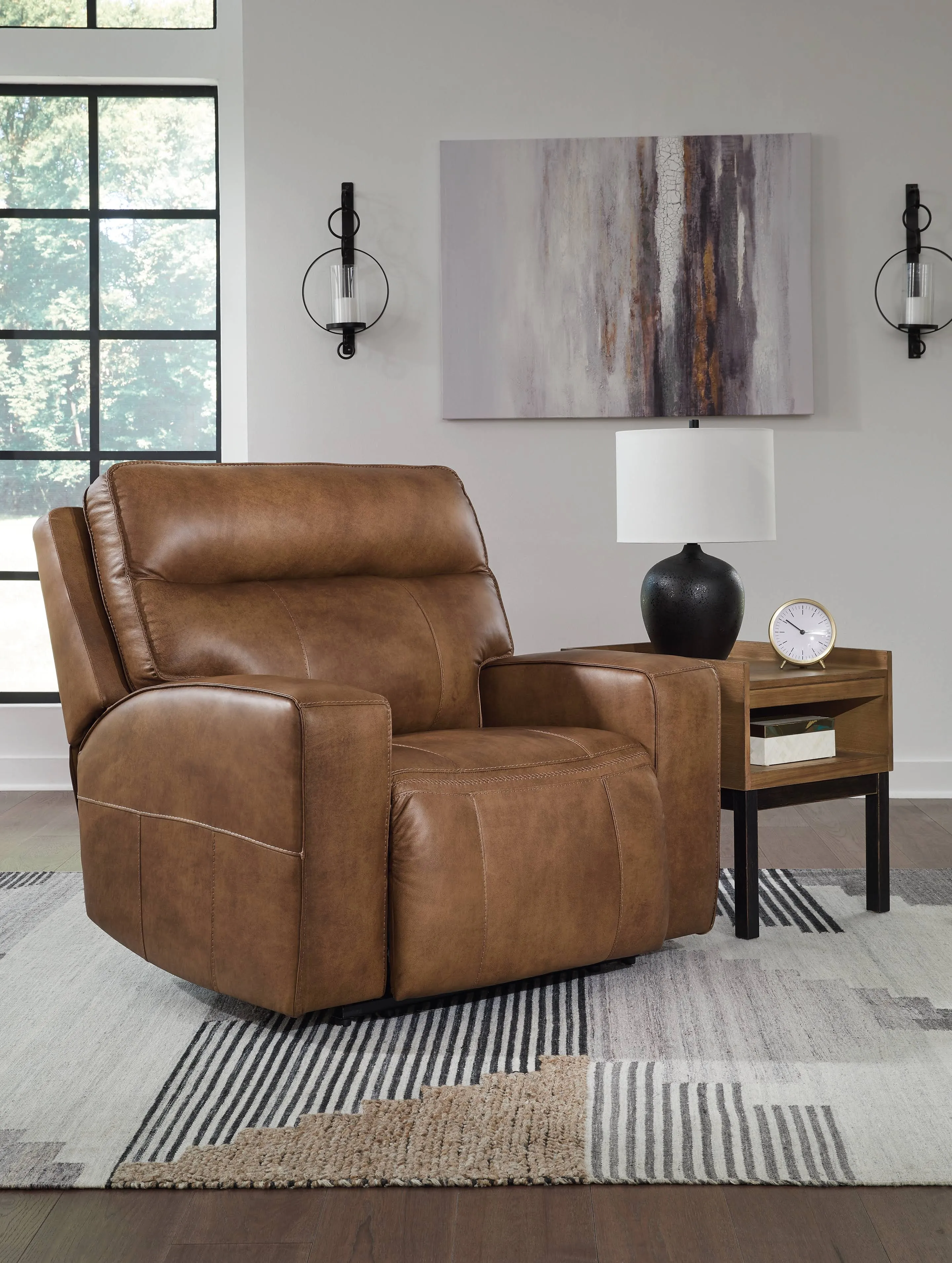 Signature Design by Ashley Game Plan Power Leather Recliner U1520682