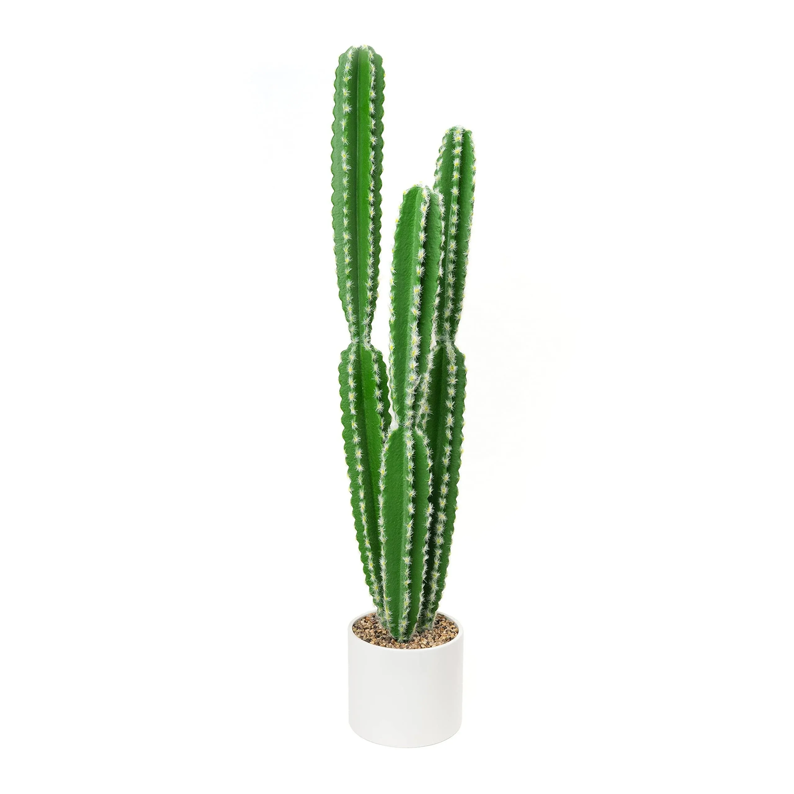 Faux Euphorbia Cactus with Ceramic Pot 34&quot;