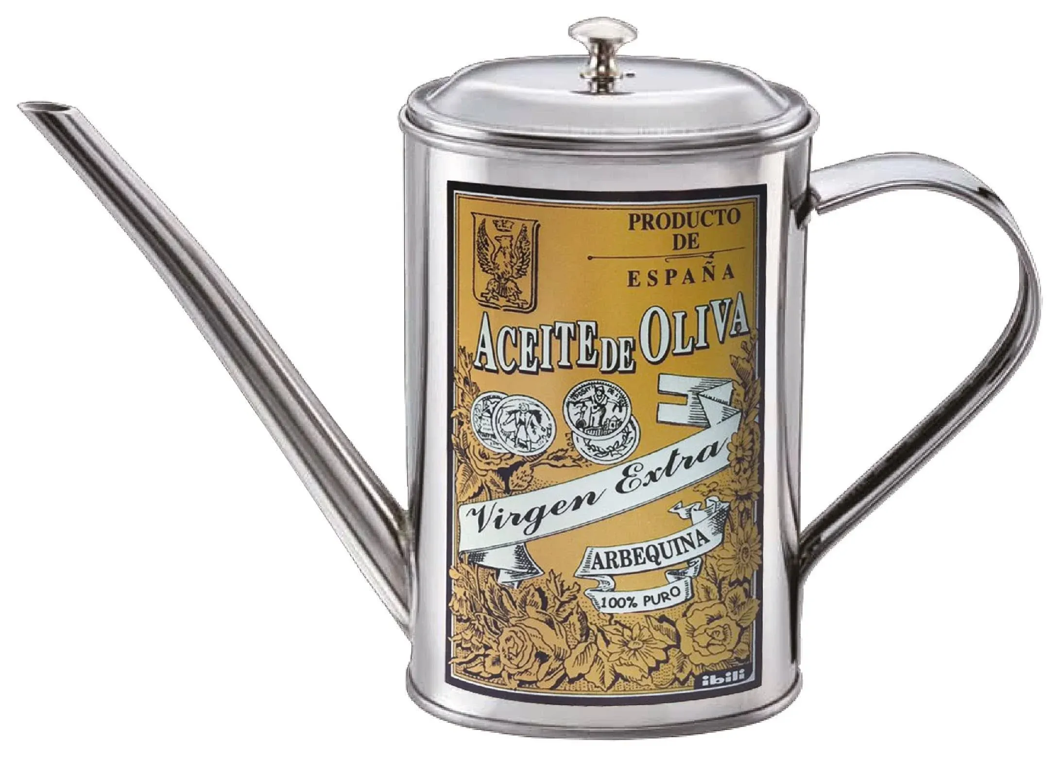 IBILI Stainless Steel Olive Oil Can Arbequina