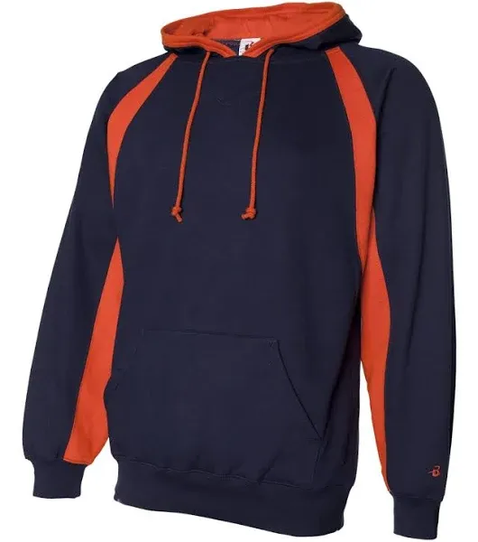 Badger Sport 1262 Hook Hoodie - Navy Orange