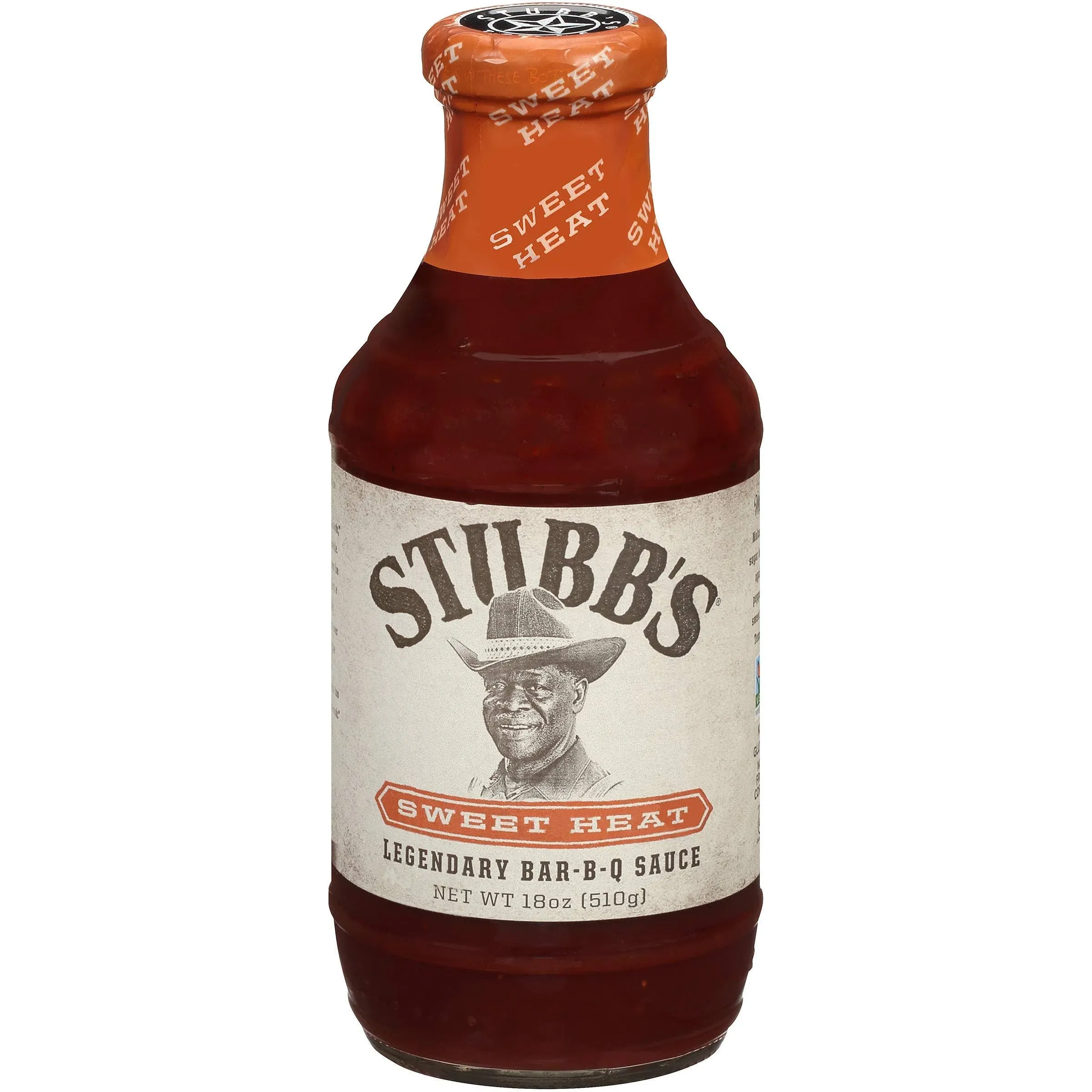 Stubbs Bar-B-Q Sauce, Legendary, Sweet Heat - 18 oz