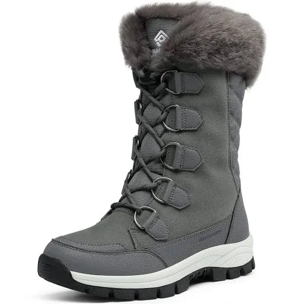 Dream Pairs Women's Waterproof Winter Snow Boots, Warm Comfortable Faux Fur ...