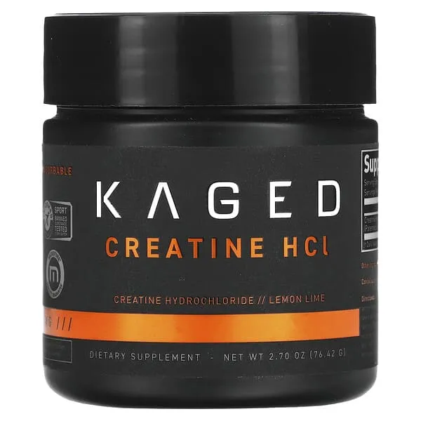 KAGED MUSCLE Patented C-HCI Creatine - Lemon Lime