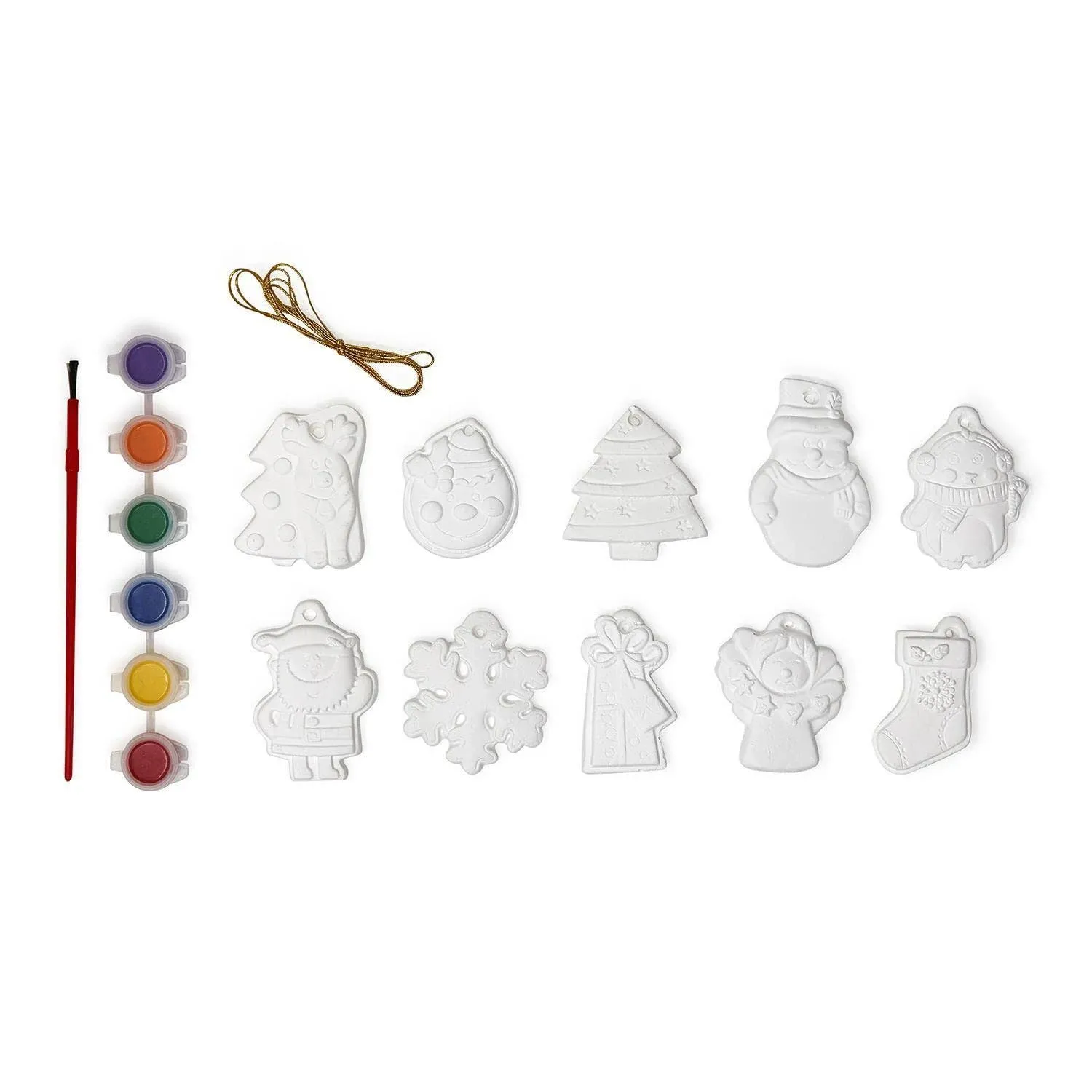 Paint Your Own Holiday Ornaments Set in Gift Box