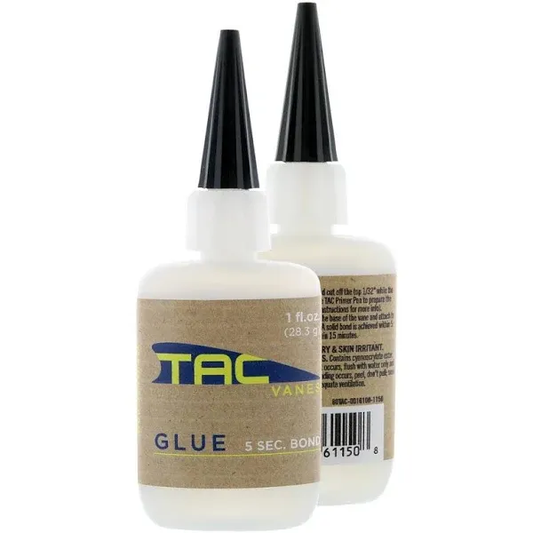 Tac Vanes Glue 0.5 Oz Bottle - 1-pack