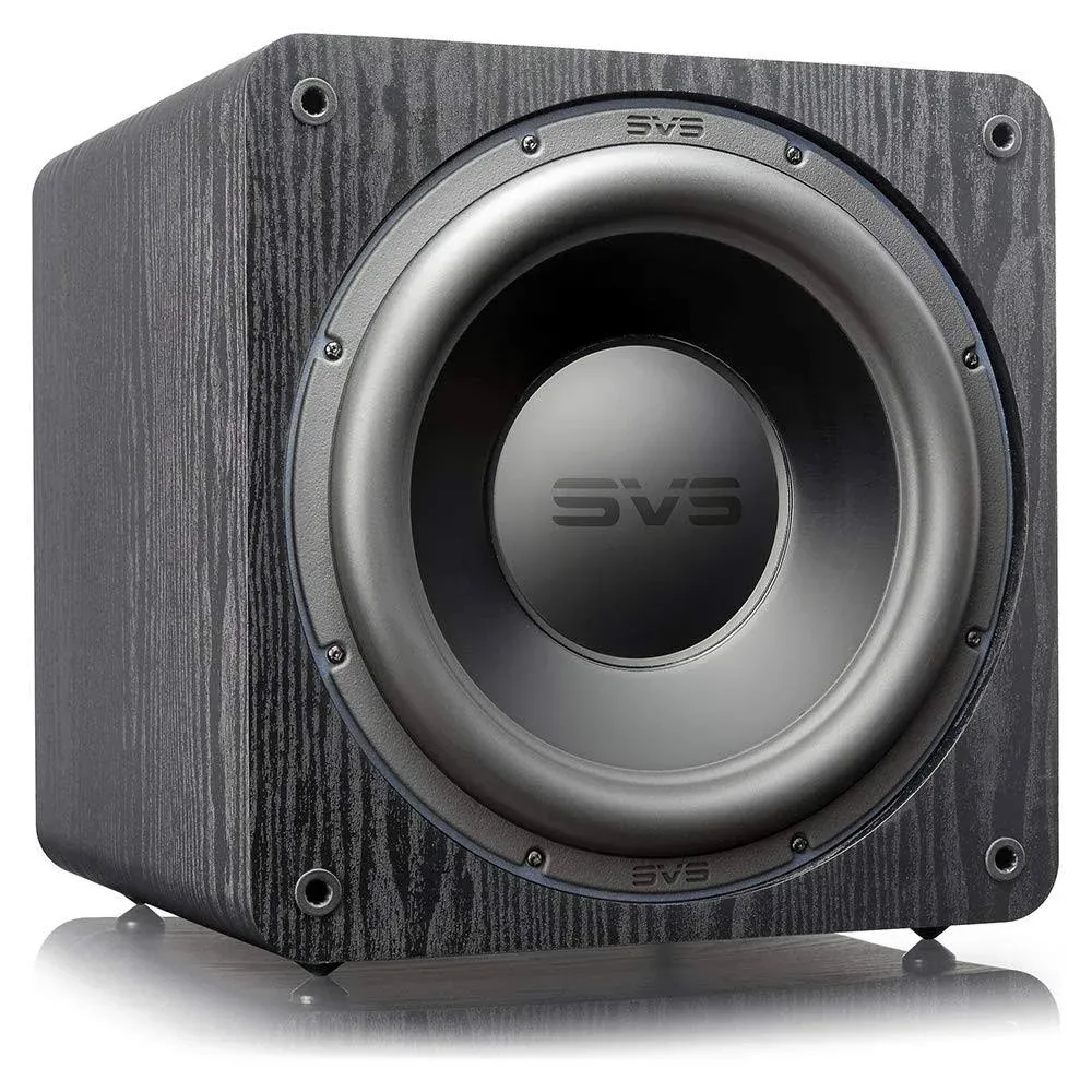 SVS SB-3000 13" Sealed Subwoofer with Bluetooth App Control | Black Ash | electronicsexpo.com