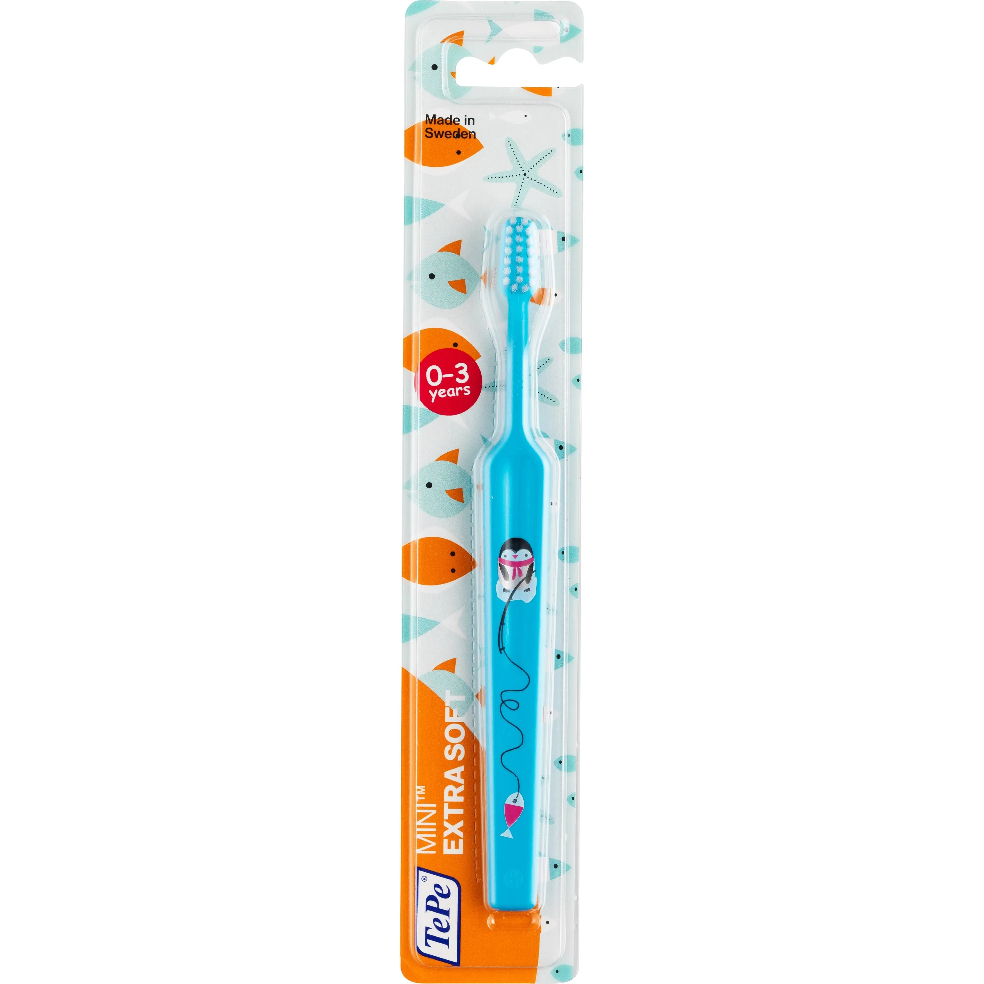 TePe Mini™ Toddler Toothbrush – Manual Child Toothbrushes Age 0-3,1Pk