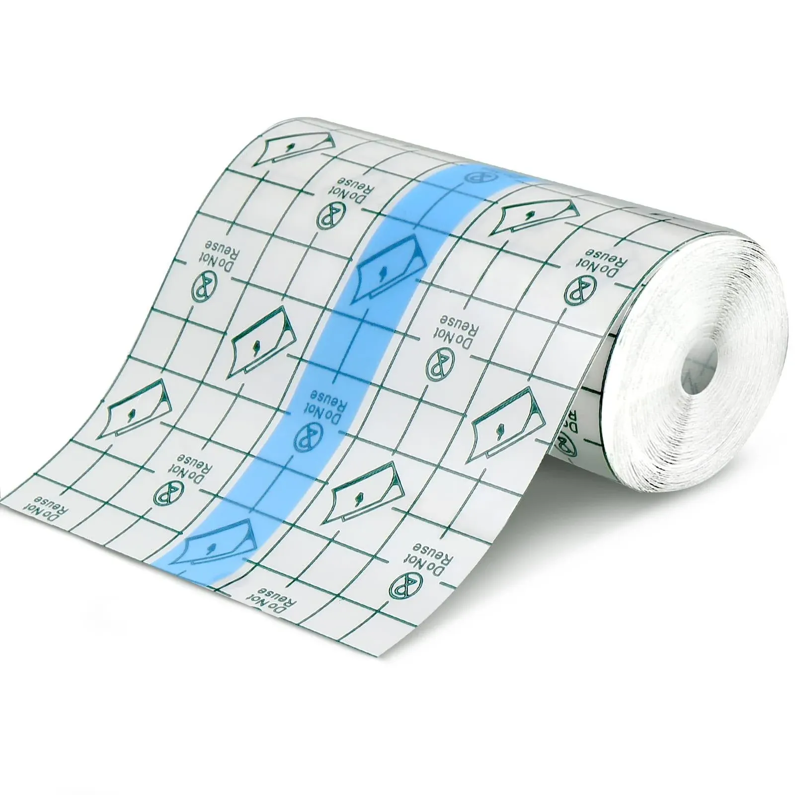 Transparent Dressing Adhesive Bandage Waterproof Bandage Clear Adhesive Bandages Stretch Tape for Tattoos Swimming (3.94 Inch x 5.47 Yard)