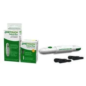 OneTouch Delica Plus Lancing Device + 25's Free Lancets