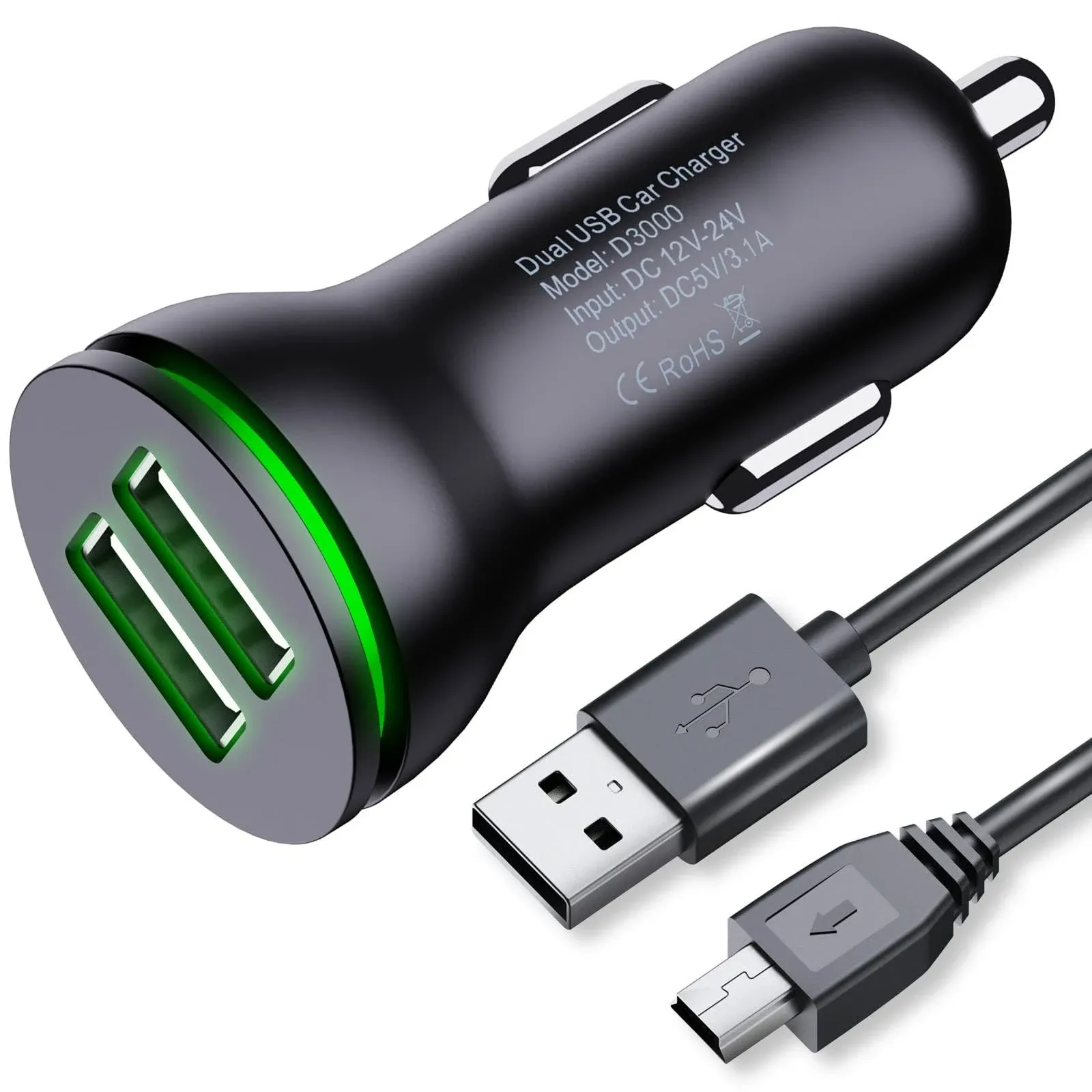 VIOFO Car Charger with 13.1ft(4M) Cable for A129 Pro Duo / Plus 