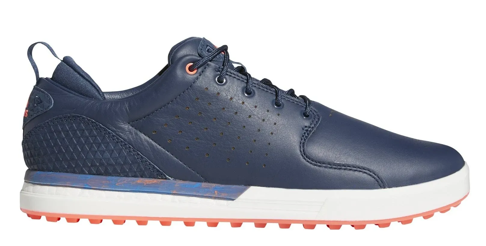 Adidas Flopshot Spikeless Golf Shoes - Crew Navy/Blue Rush/Turbo 11