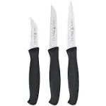 J.A. Henckels International 3-Pc Paring Knife Set - Black