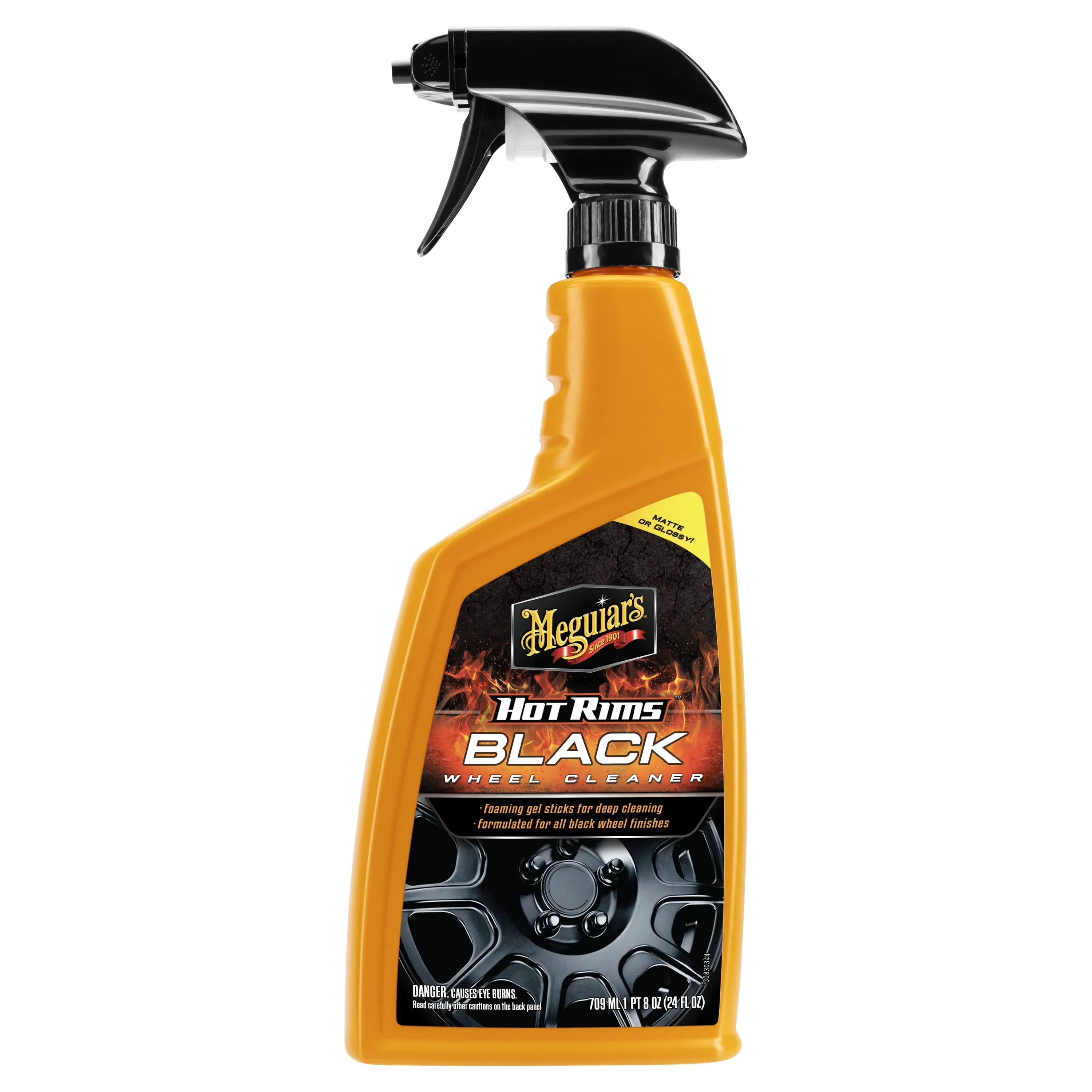 Meguiar's G230524 Hot Rims Black Wheel Cleaner, 24 .oz