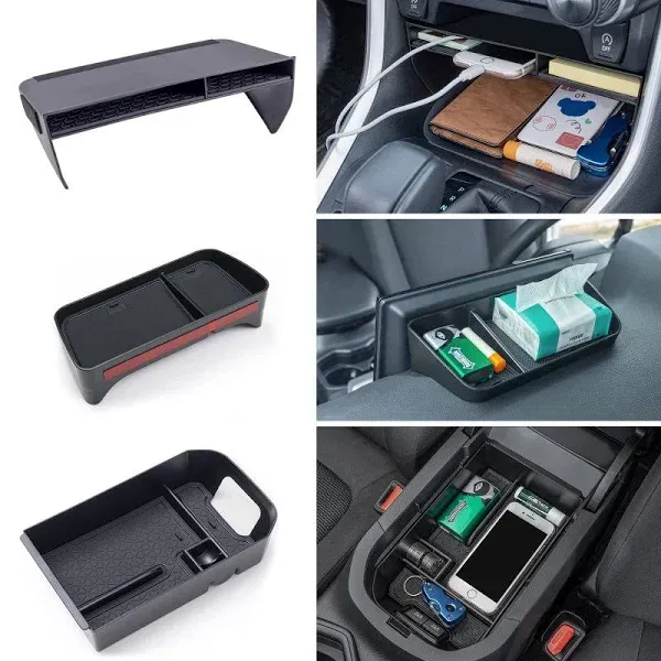 TOPINSTALL 3pcs Console Organizer Set Compatible with 2019-2024 Toyota RAV4 Save ...