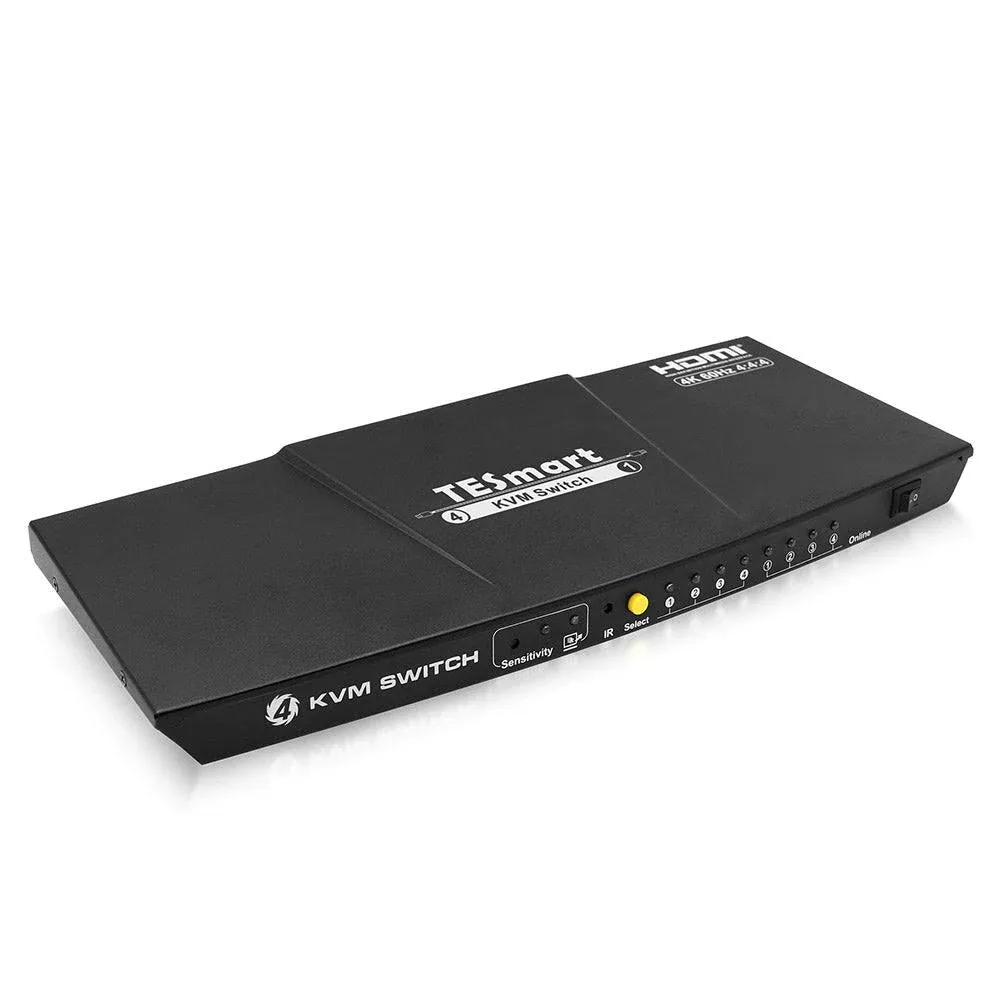 TESsmart 4K 60Hz Ultra HD Audio Output KVM Switch