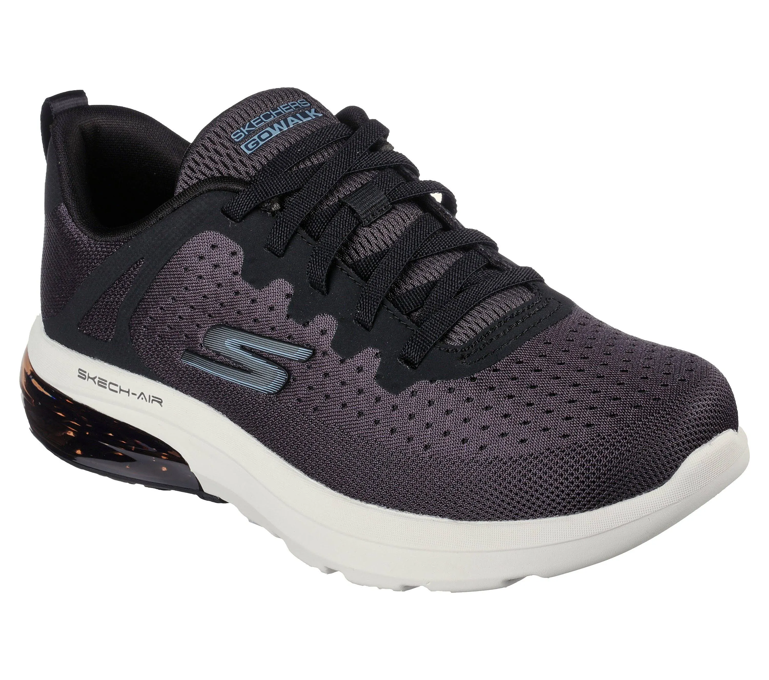 Skechers GO WALK Air 2.0 Quick Breeze Black/White Women's Athletic Running Shoe