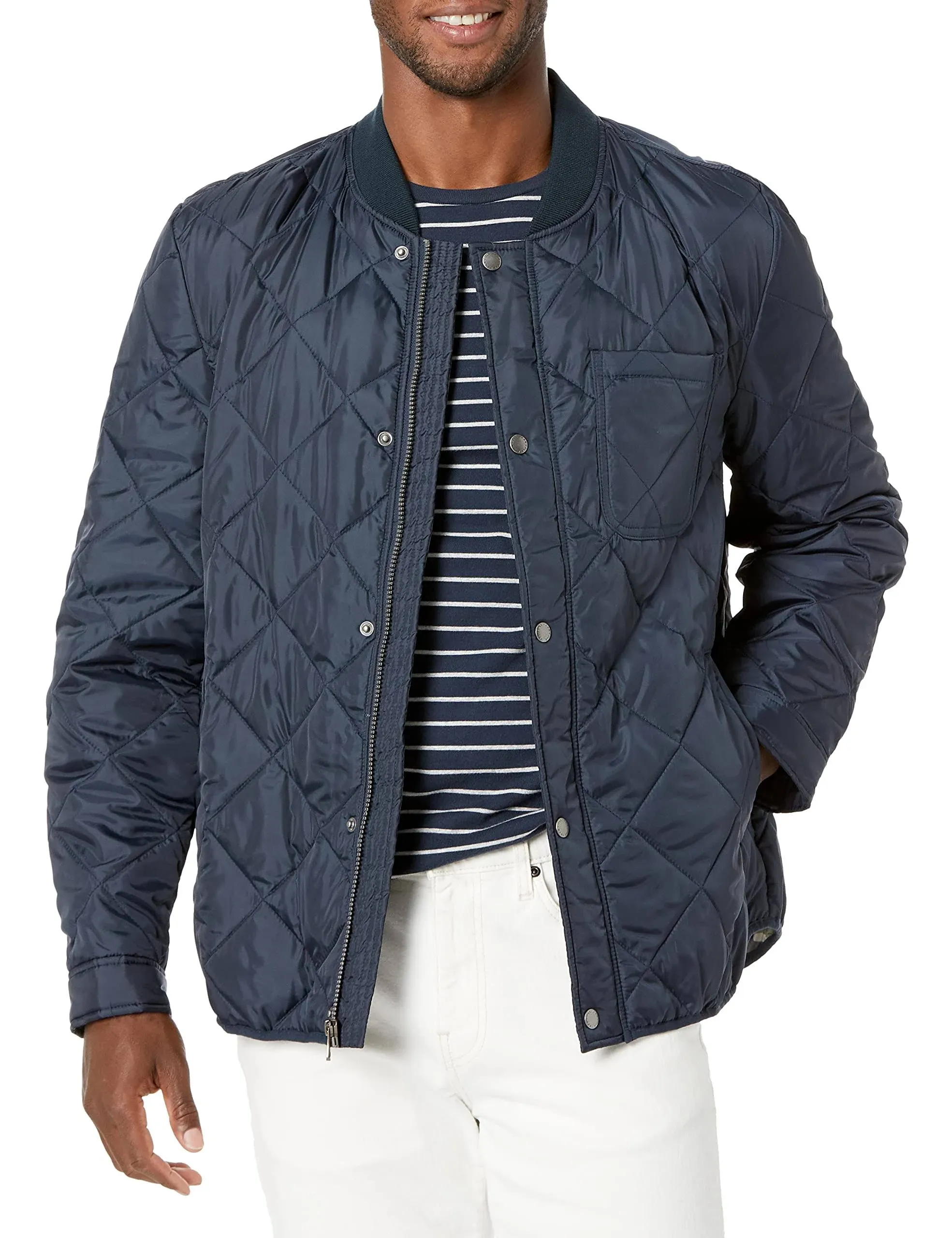 Cole Haan Men's Quilted Jacket - Navy