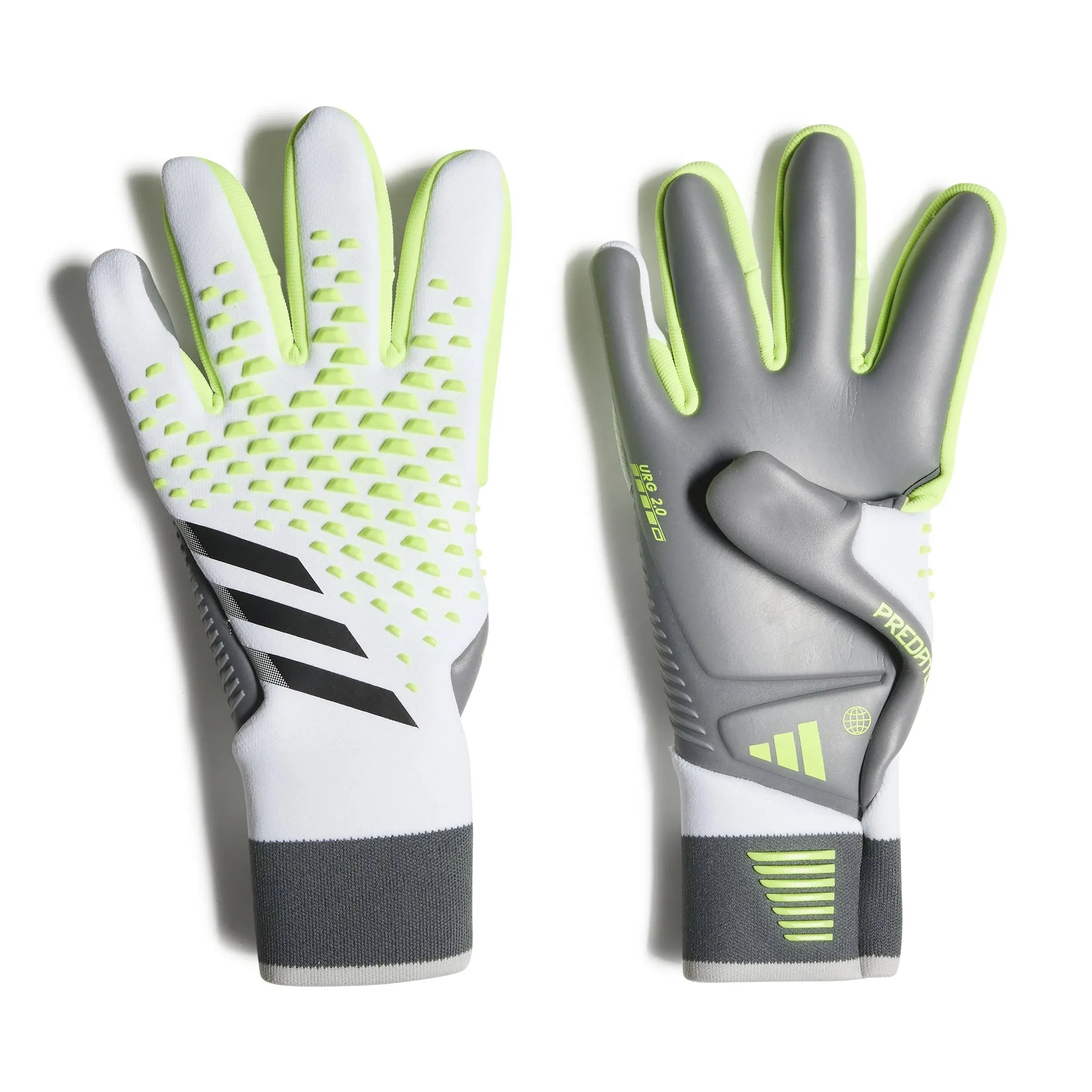 adidas Predator Pro Goalkeeper Gloves - Sustainable and High-Performance Soccer Gloves, Multiple Colors, Size's 6-12 (Bright Royal/Lucid Lemon/White, 11)