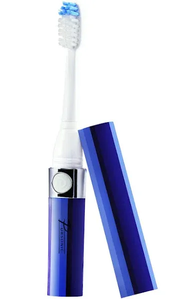 Pursonic S52 Portable Battery-Powered Sonic Toothbrush, Blue