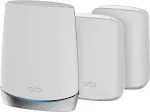 NETGEAR Orbi Whole Home Tri-Band Mesh WiFi 6 System (RBK652S) – Router with 1 Satellite Extender - Coverage up to 3,500 sq. ft., 40 Devices - AX3000 (up to 3Gbps)