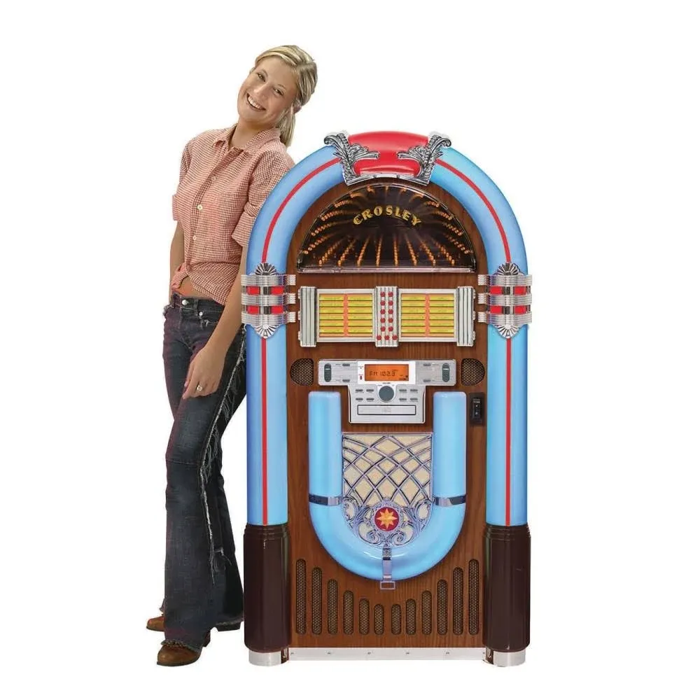 Crosley Digital LED Jukebox with Bluetooth - Walnut