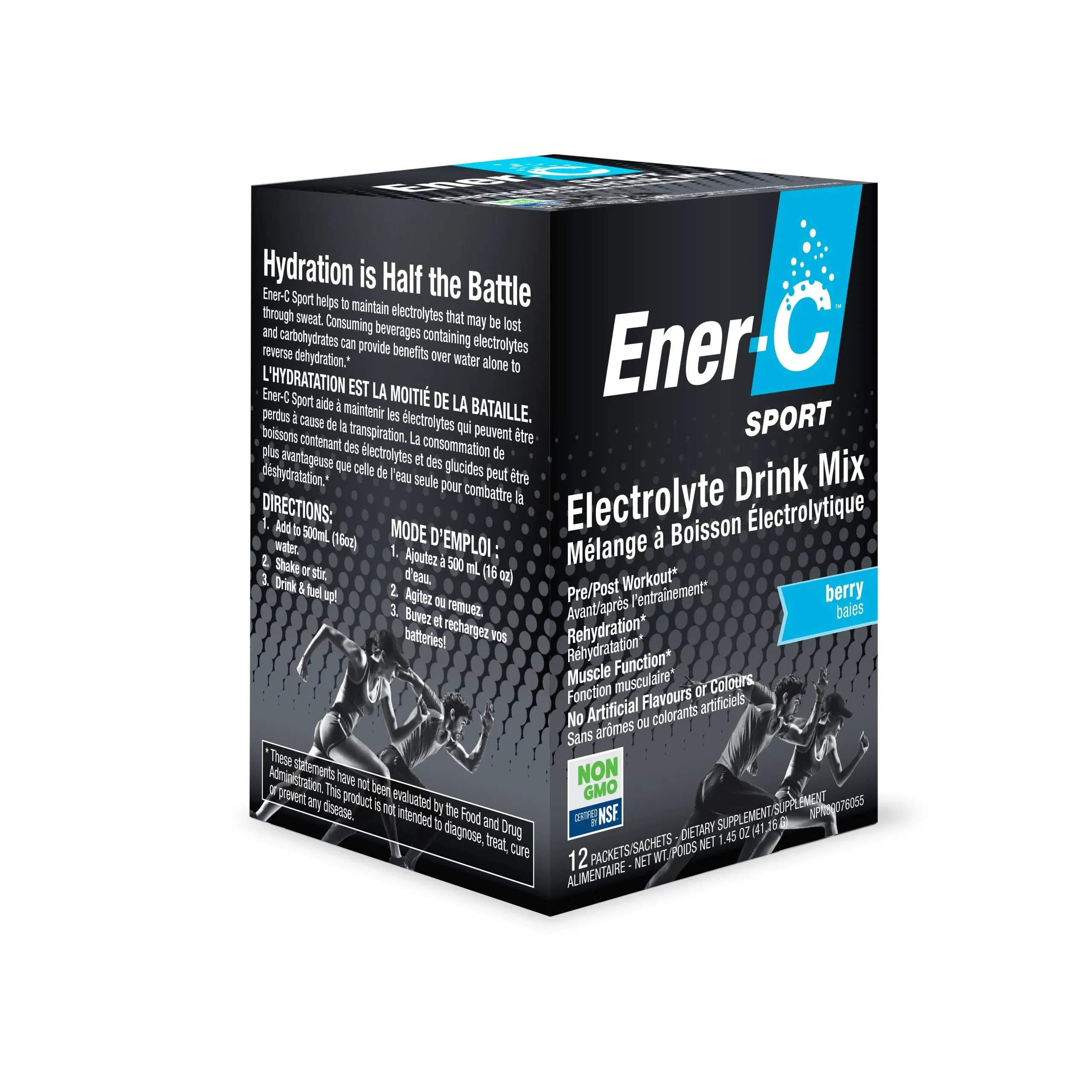 Ener-C Sport Electrolyte Drink Mix (Mixed Berry) 12 Packets