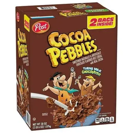 Post Cocoa PEBBLES Gluten Free Breakfast Cereal {38 oz.} FREE SHIPPING