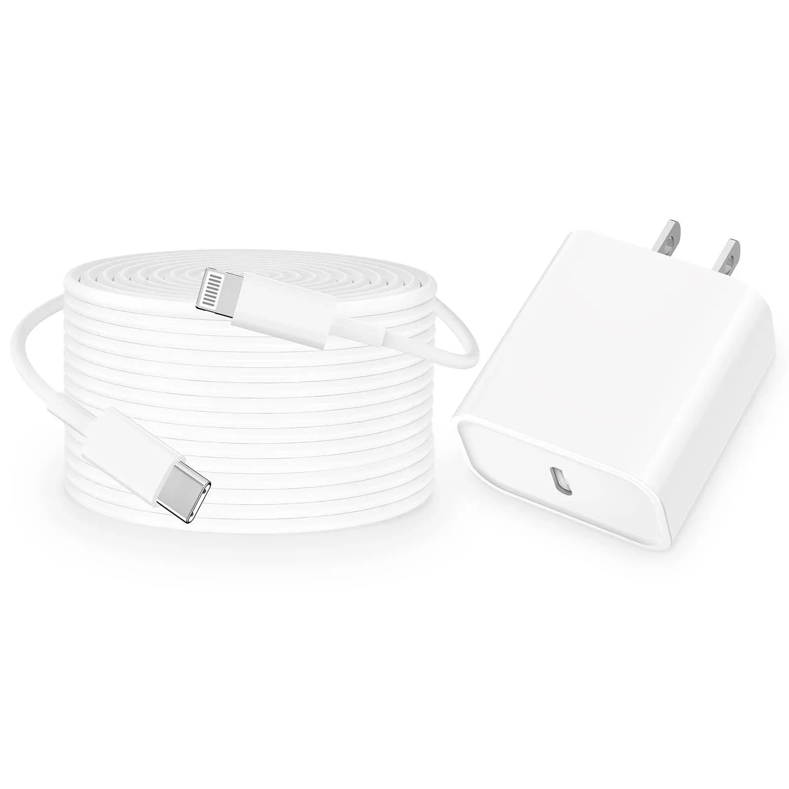 [Apple MFi Certified] iPhone Fast Charger, Veetone 20W PD Type C Power Wall ...