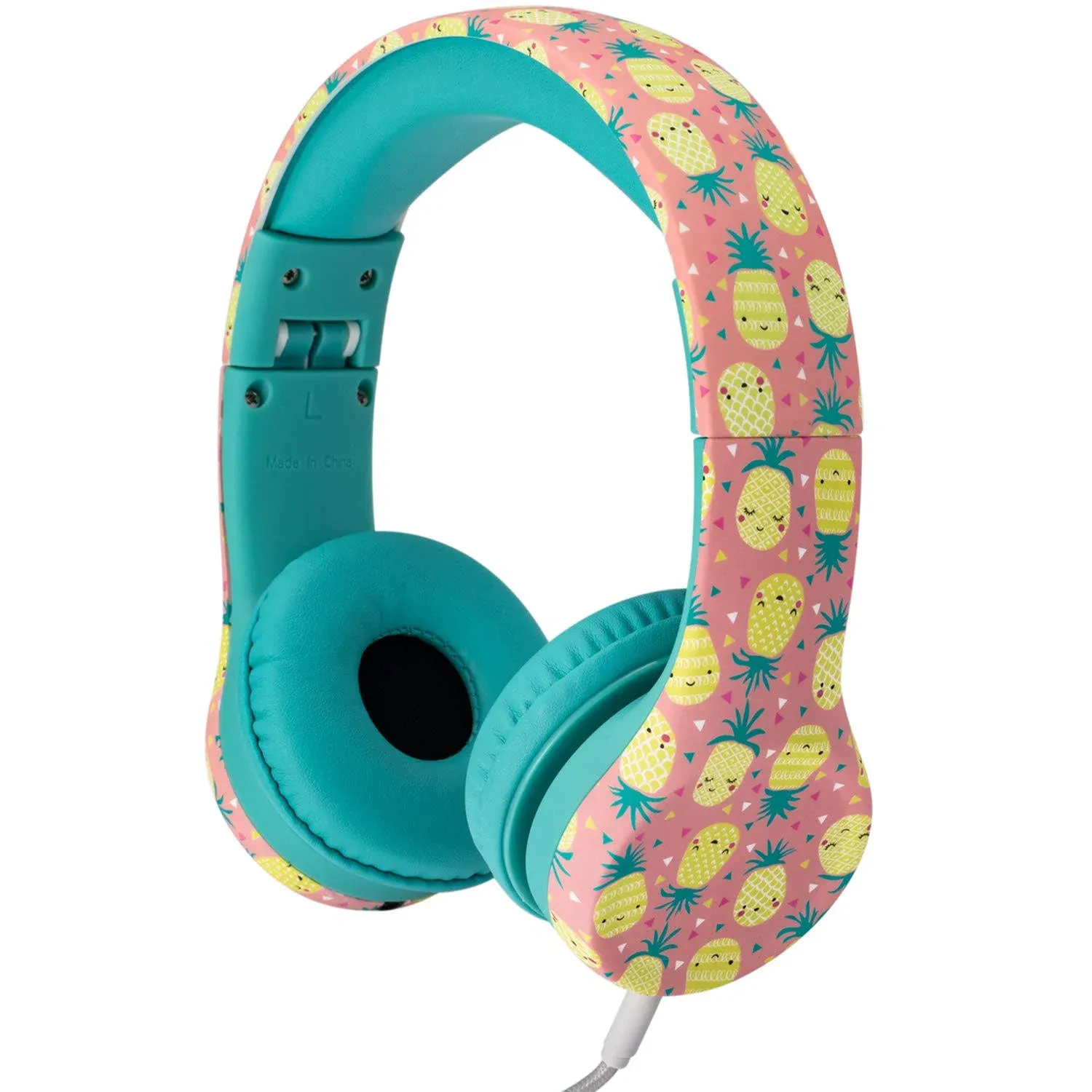 Snug Play+ Kids Headphones w/ Volume Limiting for Toddlers (Boys/Girls) Pineapples