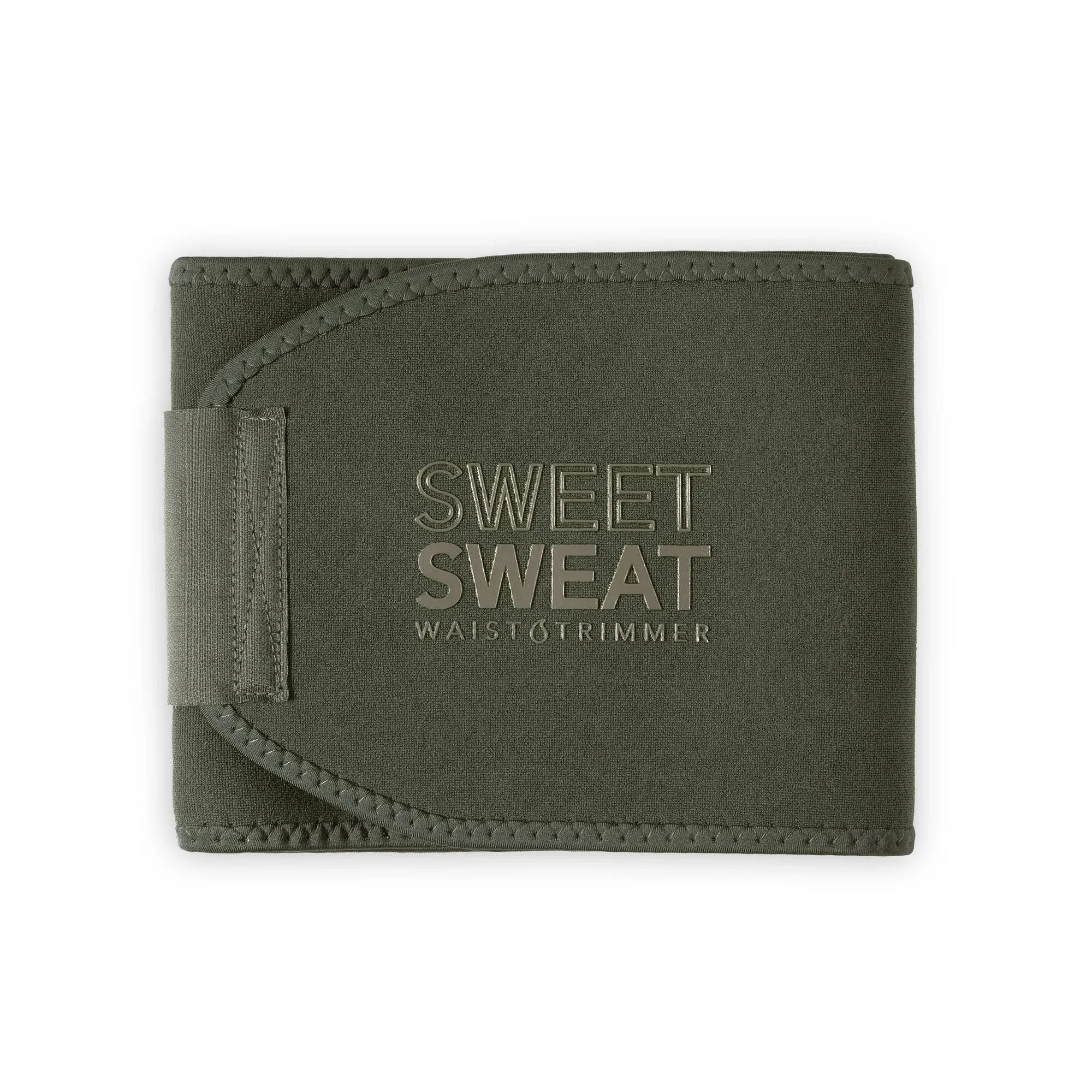 Sweet Sweat Waist Trimmer by Sports Research for Men &amp; Women - Army Style Size M