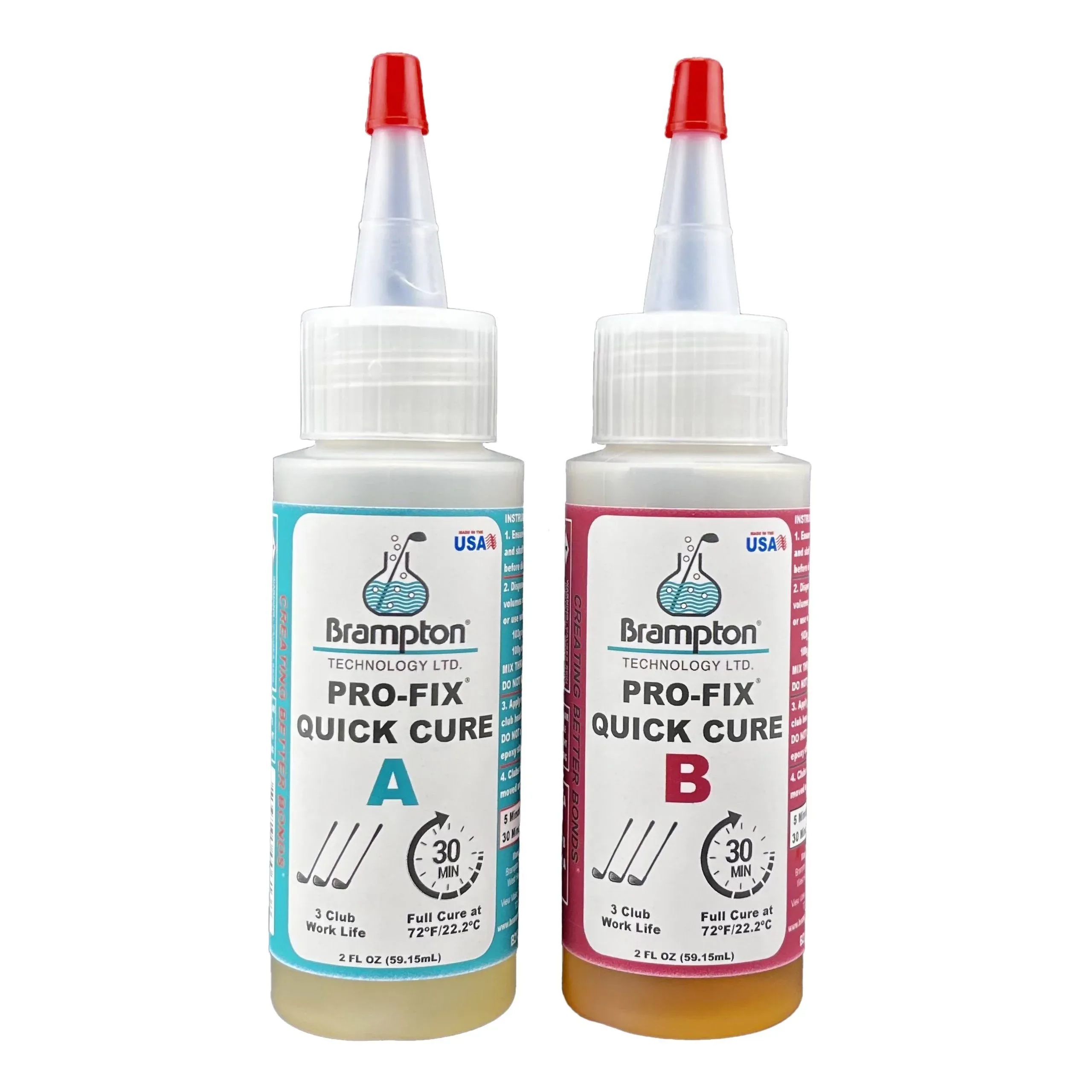 Brampton Epoxy PRO-FIX 5&amp;15 Quick Cure - Golf Club Repair 4 Ounces