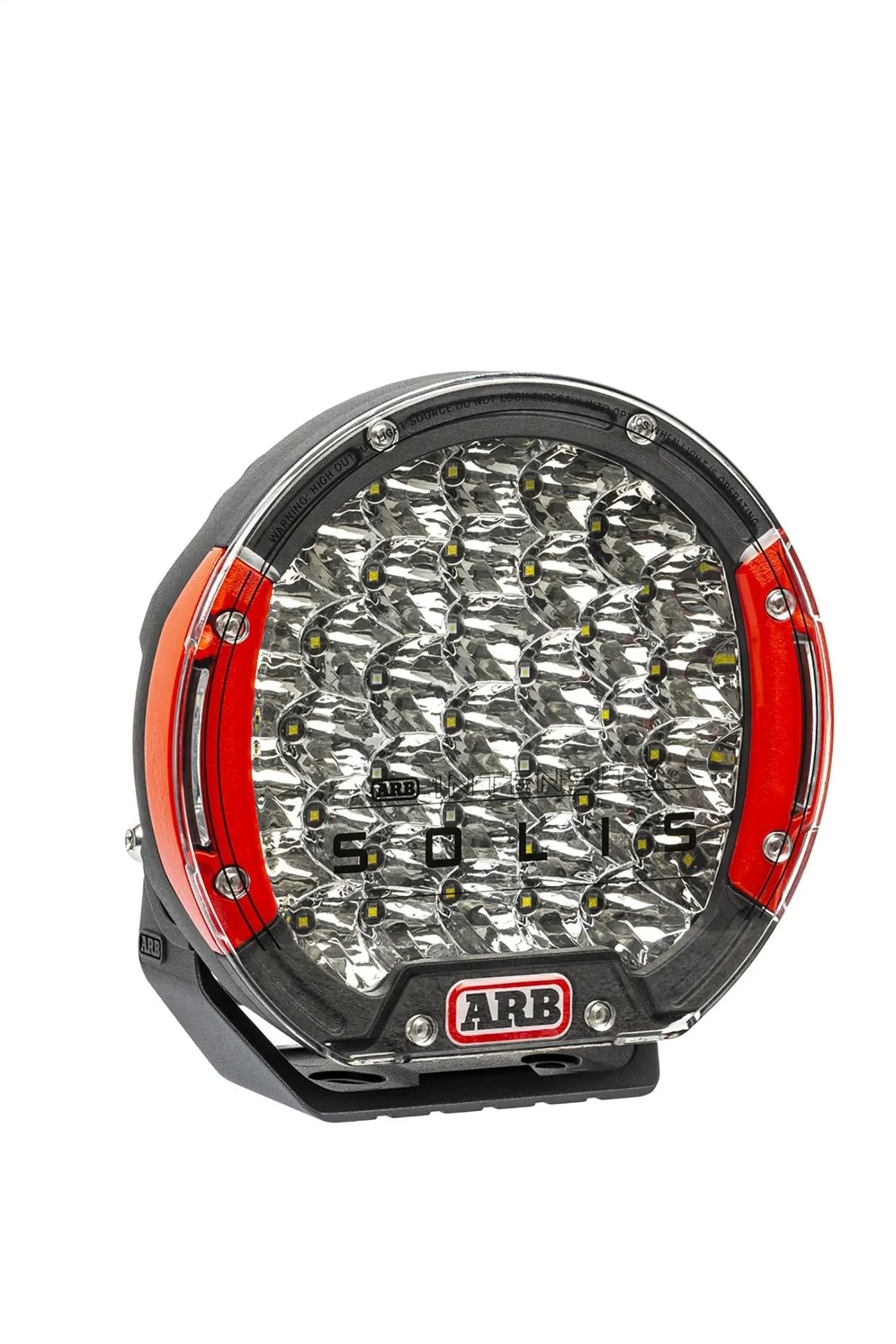 ARB INTENSITY SOLIS SJB36S 36 LEDS DRIVING LIGHT, SPOT BEAM with RED and BLACK INTERCHANGEABLE BEZELS 9 INCHES, INDIVIDUAL