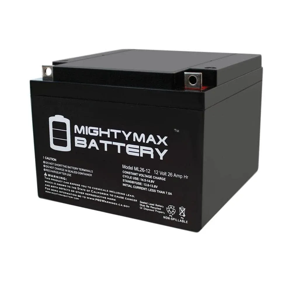 Mighty Max Battery 12V 26AH Battery Replacement for Black Decker 241669-01