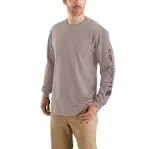 CARHARTT HEAVYWEIGHT LOOSE FIT LOGO LS SHIRT