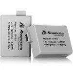 Powerextra 2 Pack LP-E5 Replacement Lpe5 Battery Pack for Canon Rebel Xs Rebel T1i Rebel Xsi 1000D 500D 450D Kiss X3 Kiss X2 Ki